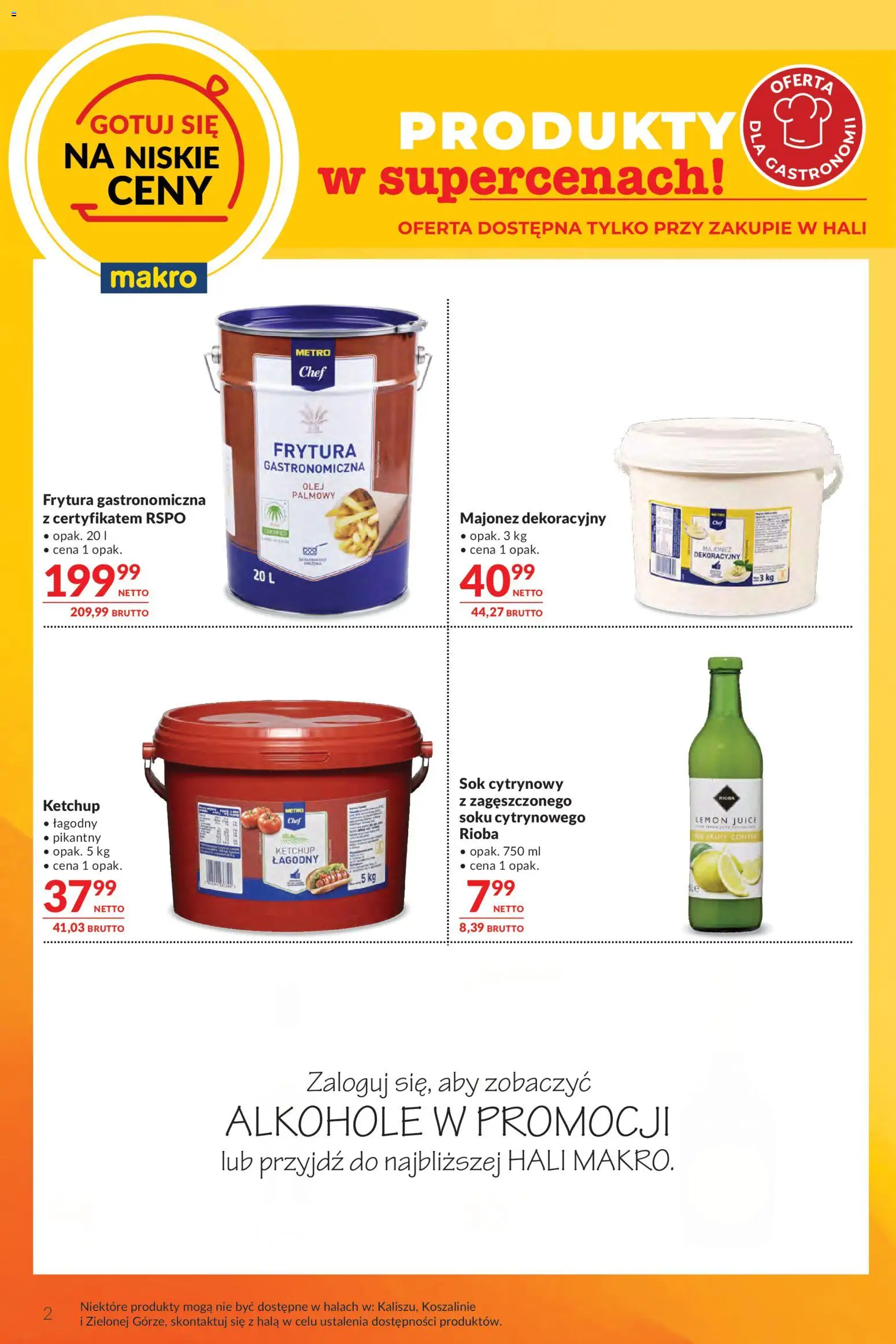 Makro gazetka - Oferta dla gastronomii od 23.06.2026 | Strona: 2