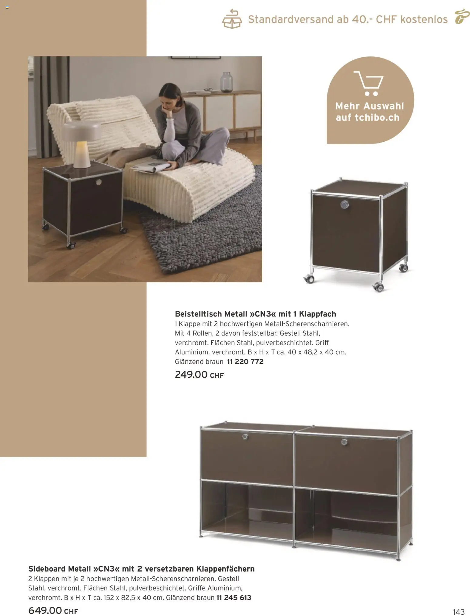 Tchibo aktionen Run club – gültig ab 01.10.2026 | Seite: 143 | Produkte: Sideboard, Beistelltisch