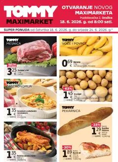 Tommy - Super ponuda povodom otvaranja u Dražicama - Pregled kataloga iz trgovine Tommy, vrijedi od 18.06.2026