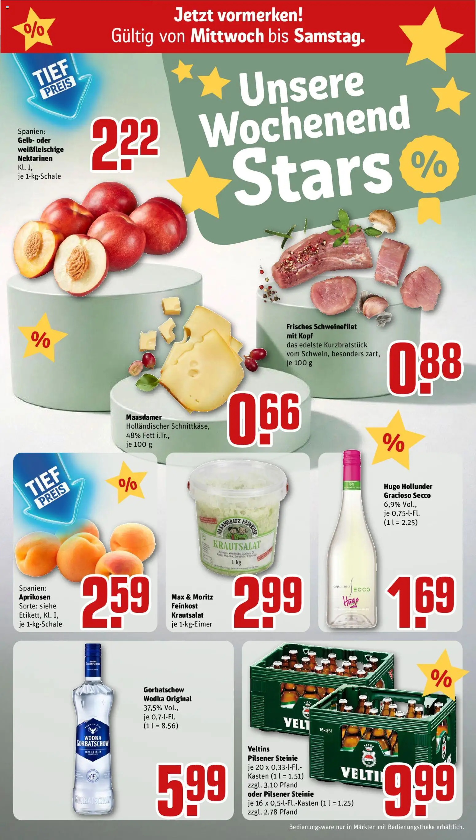 Rewe ihr Kaufpark Prospekt – gültig ab 01.06.2026 | Seite: 32 | Produkte: Schweinefilet, Wodka gorbatschow, Hugo, Veltins