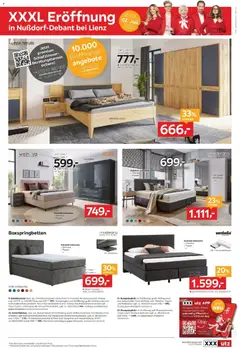 XXXLutz Eröffnung Lienz ab 30.06.2026 gültig | Seite: 9 | Produkte: Matratze, Kissen, Kleiderschrank, Box