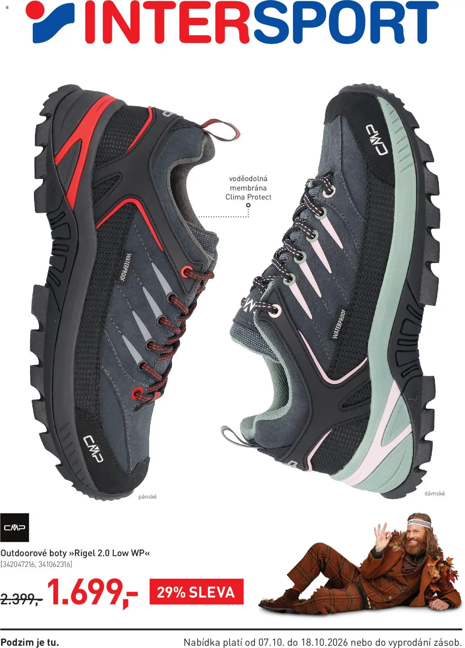 Intersport leták od 07.10.2026 | Strana: 1 | Produkty: Boty