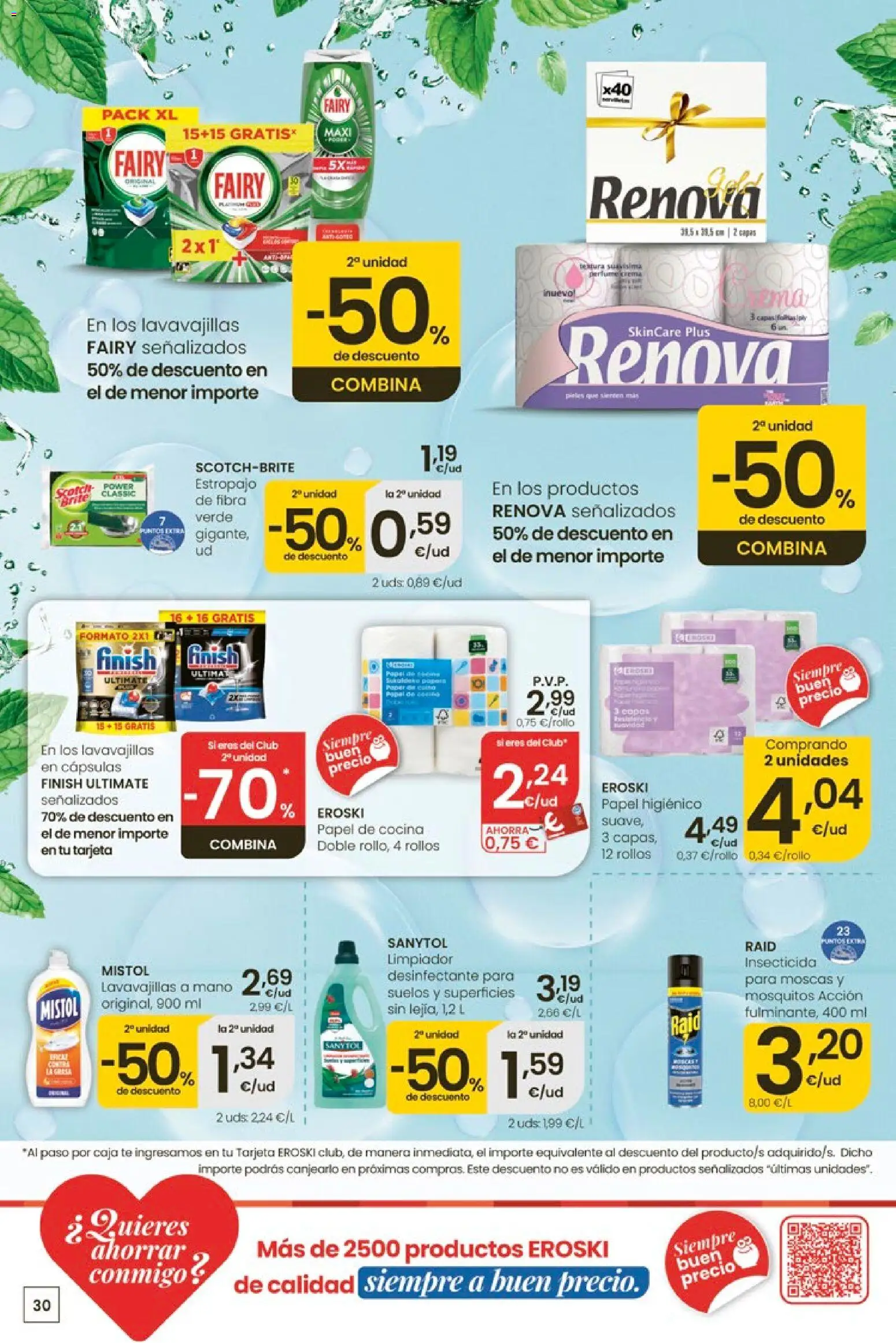 Eroski Quieres ahorrar conmigo │ válido desde el 14.05.2026 | Página: 30 | Productos: Perfume, Crema, Té, Caja