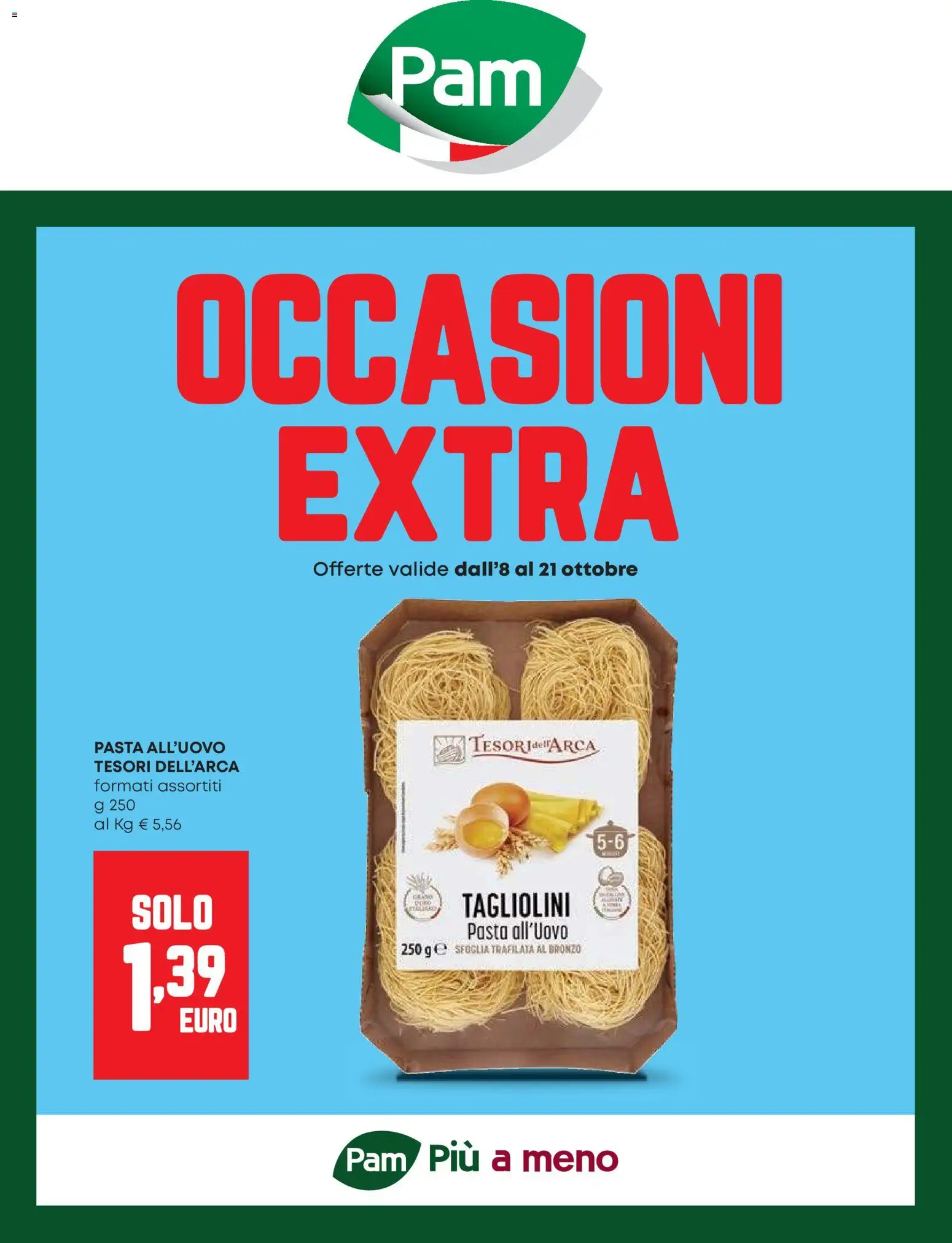 Volantino PAM del 08/10/2026 | Pagina: 1 | Prodotti: Pasta