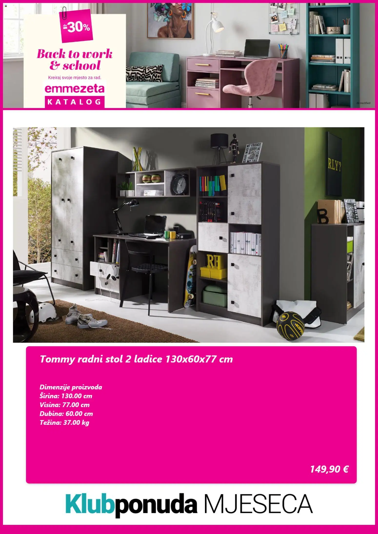 Emmezeta katalog | vrijedi od 01.09.2026 | Stranica: 7 | Proizvodi: Stol, Radni stol, Ladice