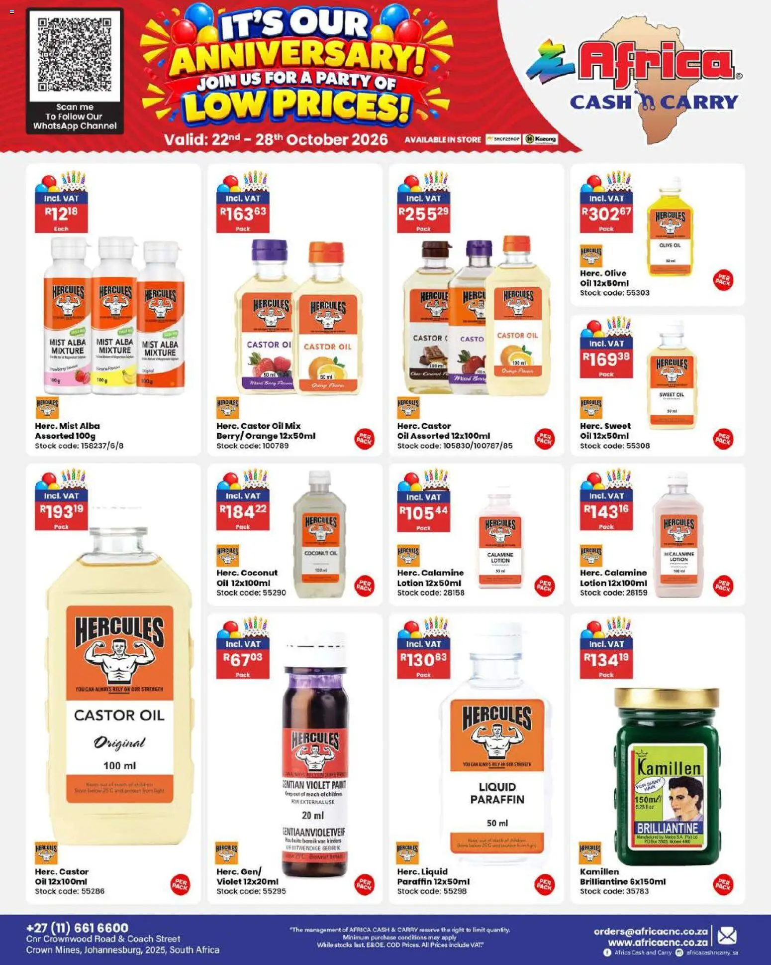 New Africa Cash & Carry catalogue – valid from 22/10/2026 | Page: 102