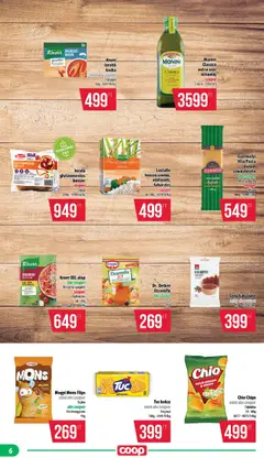 COOP - Mini & Abc & Szuper / Nyírzem - amely érvényes a következő dátumtól: 18.06.2026 | Oldal: 6 | Termékek: Chips, Gluténmentes, Száraztészta, Halászlé