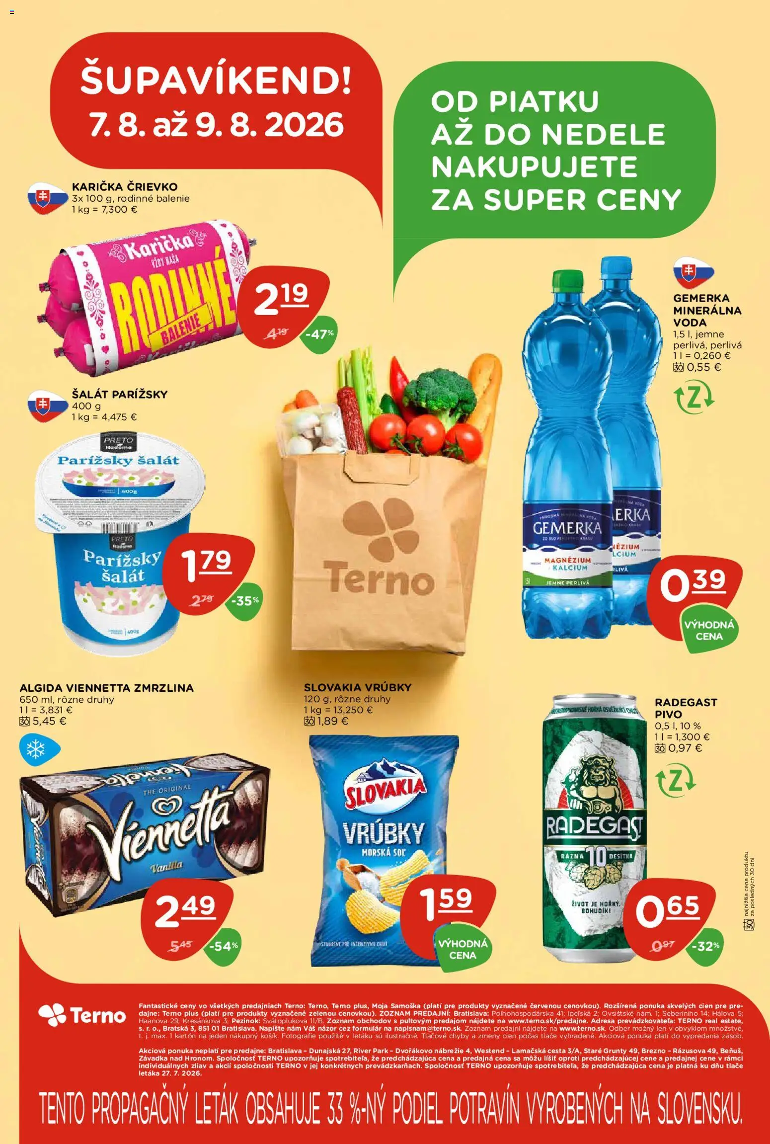 Nové Terno akcie – leták je platný od 06.08.2026 | Strana: 28