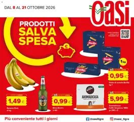Anteprima del volantino Oasi volantino valido a partire dal 08/10/2026