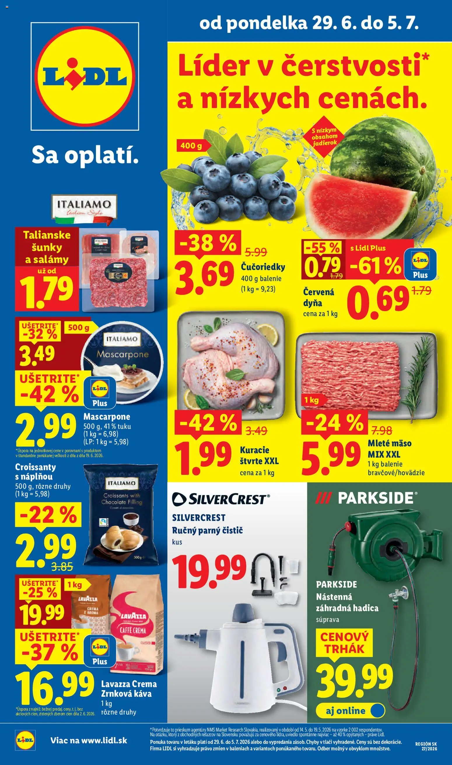 Nové Lidl akcie – leták je platný od 29.06.2026 | Strana: 1