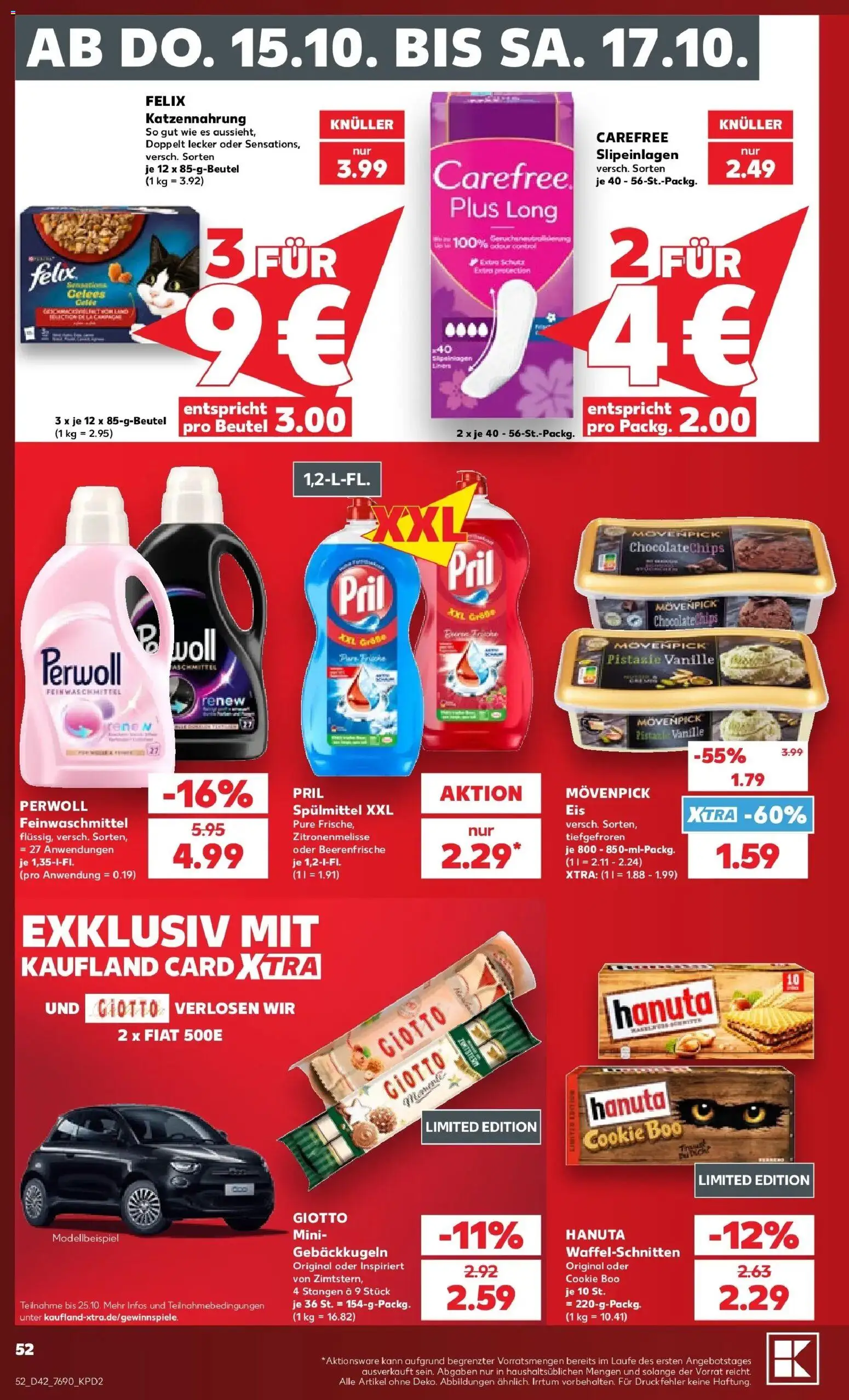 Prospekt Kaufland ab 12.10.2026 » Angebote Online zum Blättern | Seite: 56 | Produkte: Perwoll, Vanille, Pril