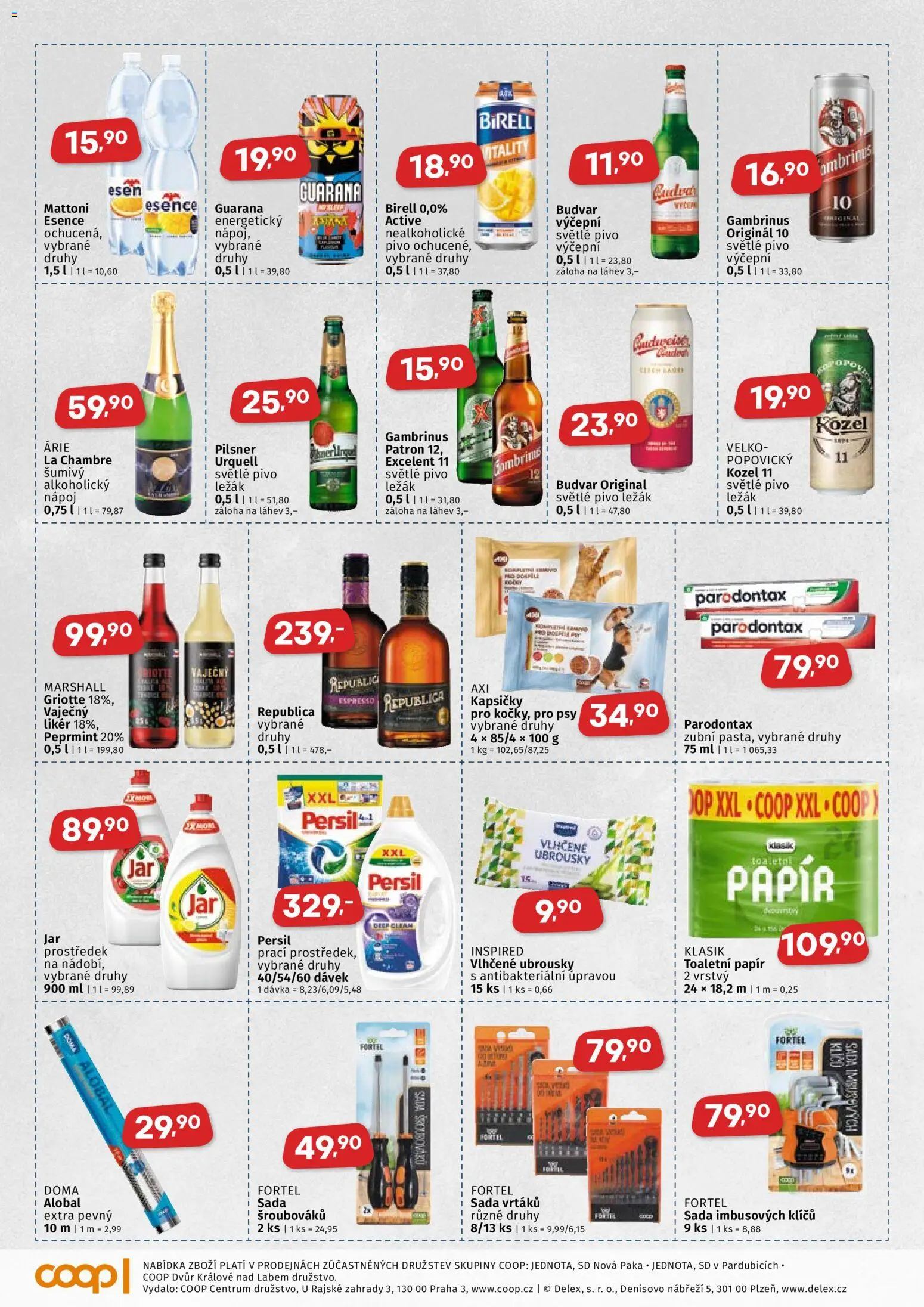 Coop leták - Východočeský region od 03.06.2026 | Strana: 4 | Produkty: Kozel, Pilsner, Kozel 11, Gambrinus