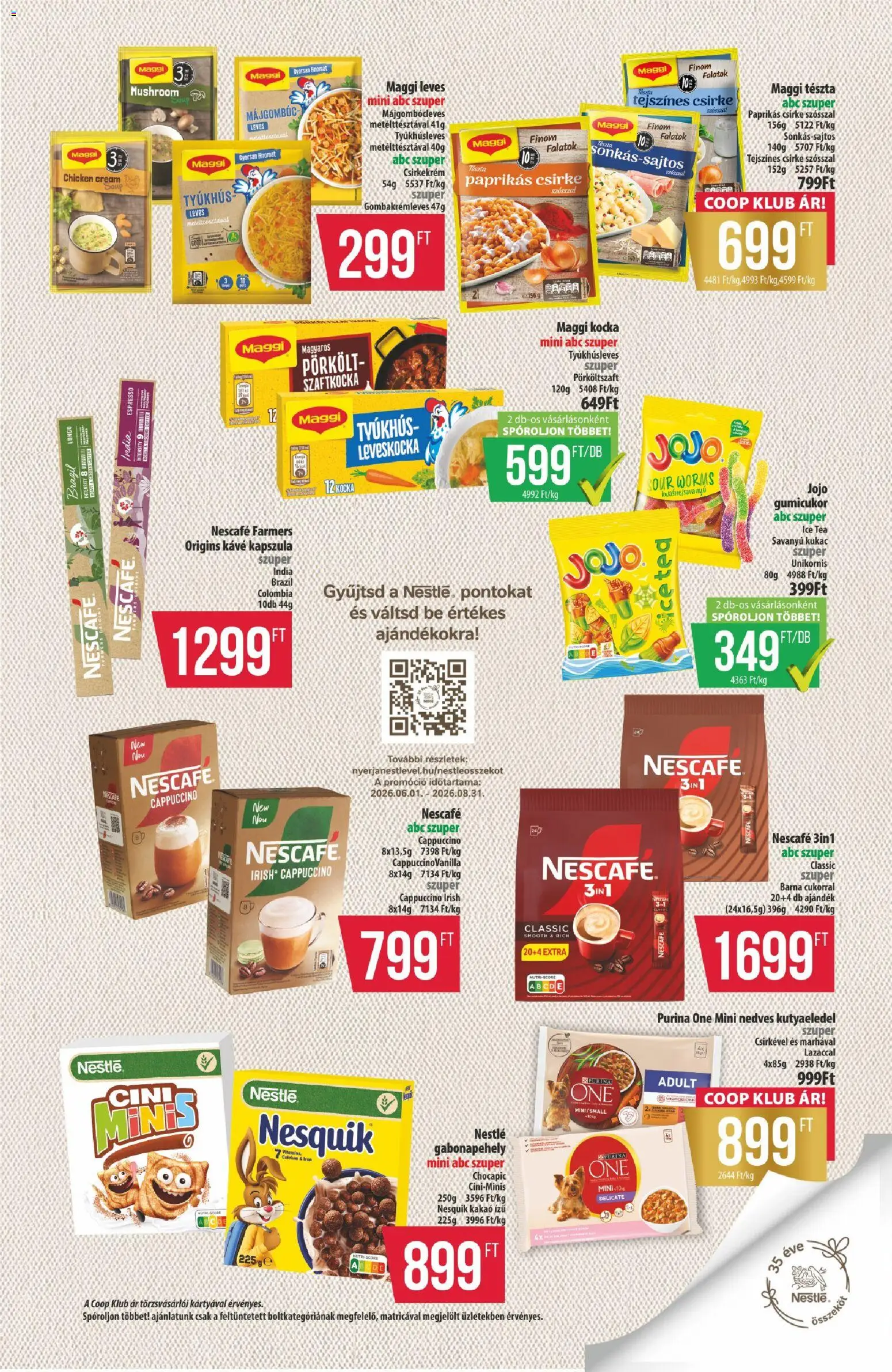 COOP akciós ujság - amely érvényes a következő dátumtól: 18.06.2026 | Oldal: 6
