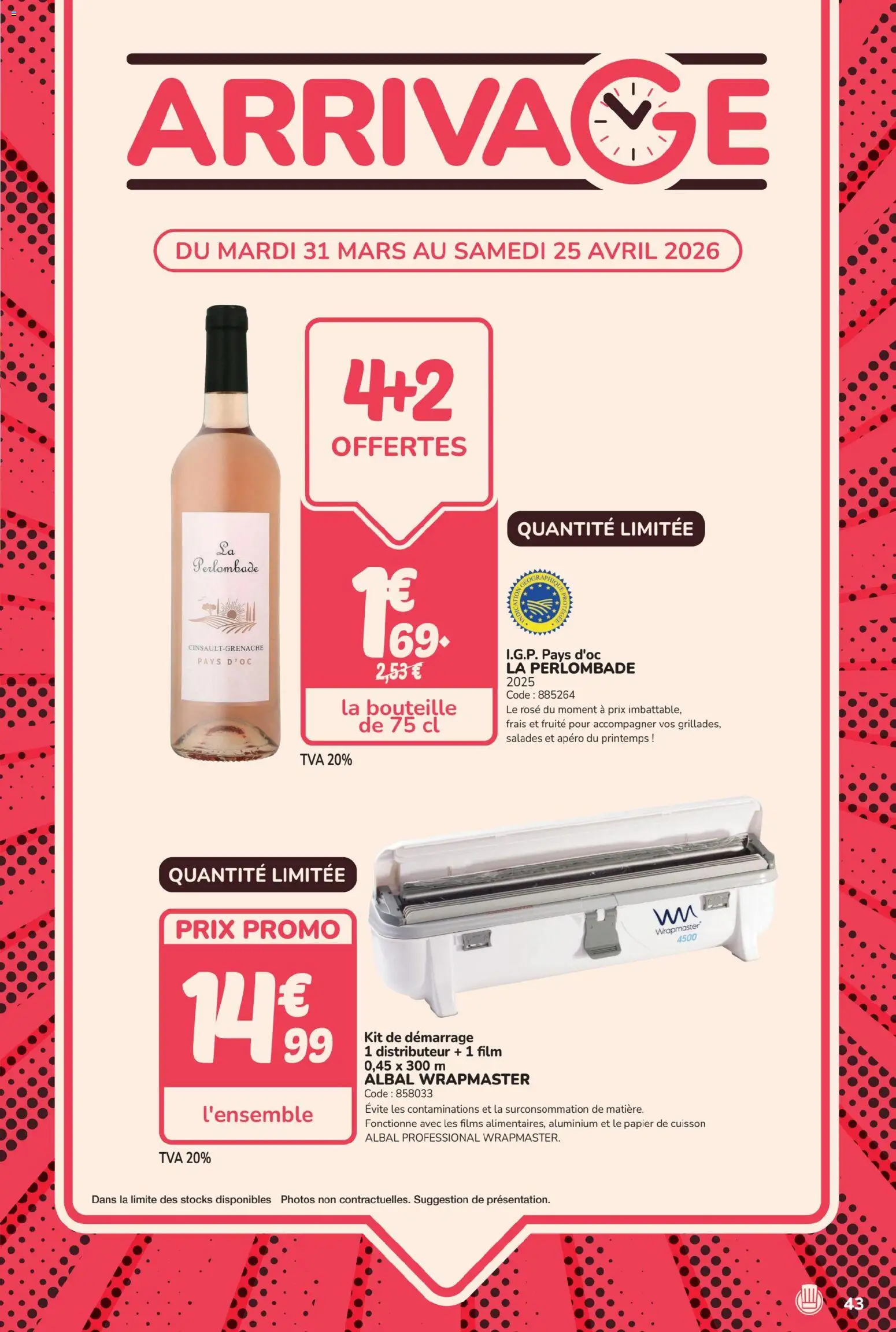 {H1} | Page: 43 | Produits: Papier de cuisson
