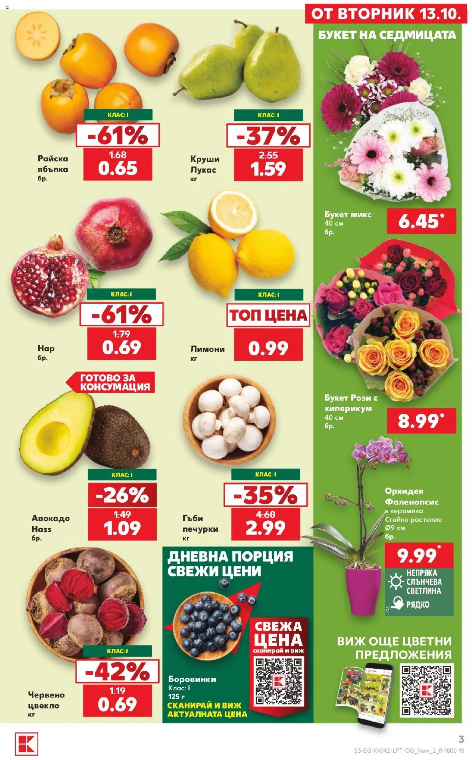 {H1} | Страница: 3 | Продукти: Авокадо, Цвекло, Лимони, Гъби