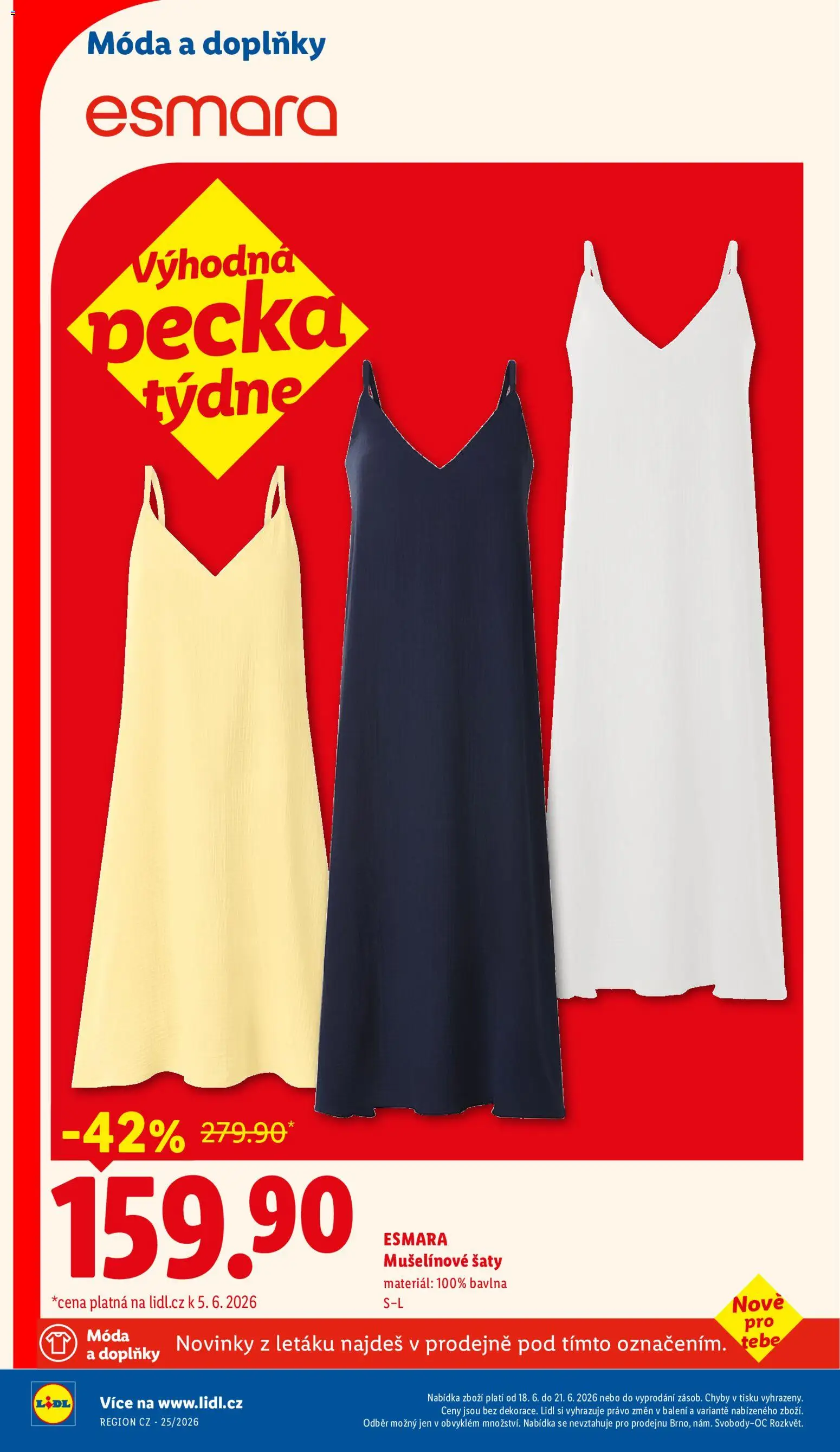 Lidl leták - Spotřební zboží od 15.06.2026 | Strana: 17 | Produkty: Šaty