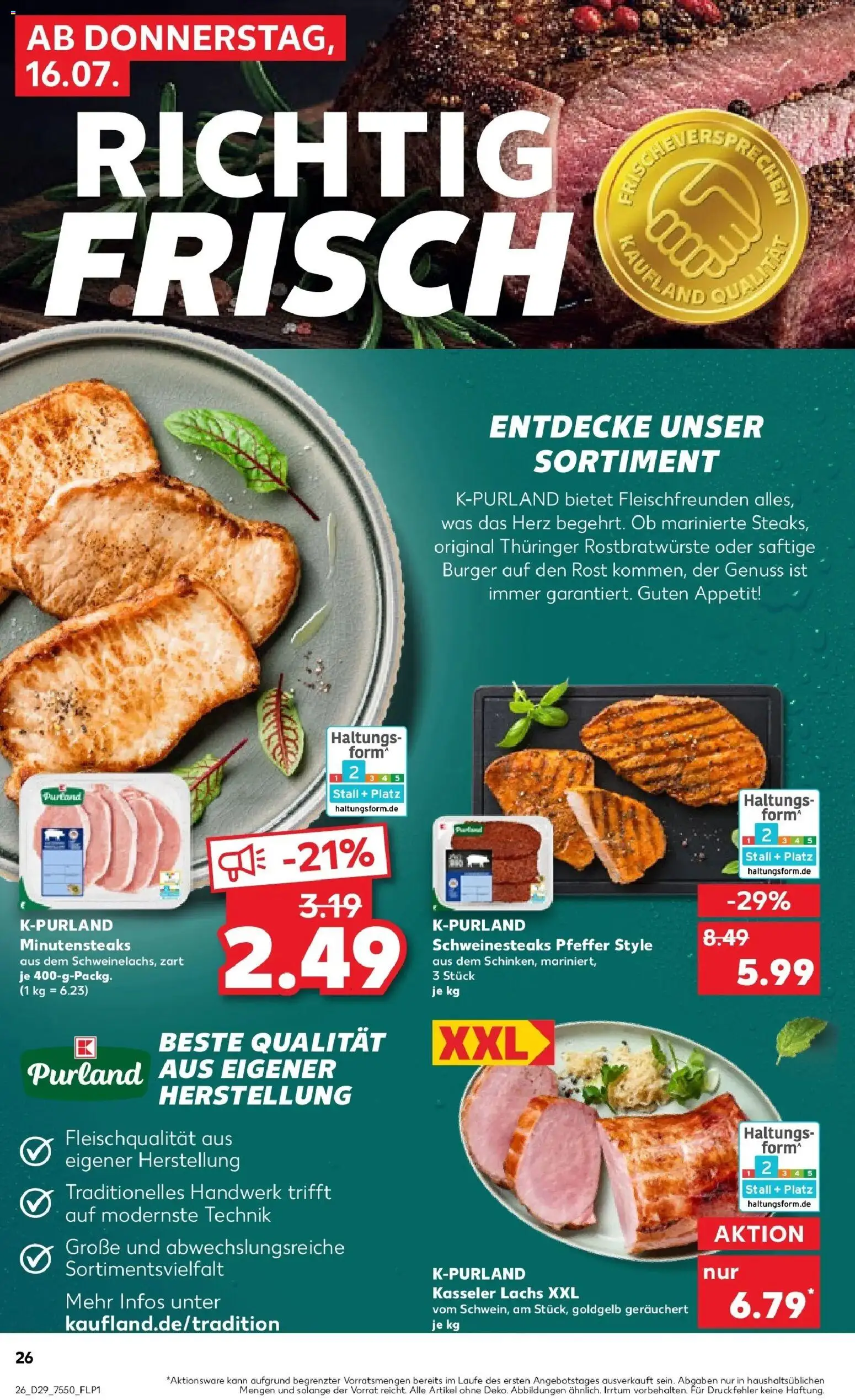 Kaufland Prospekt Oppenheim – gültig ab 13.07.2026 | Seite: 35 | Produkte: Burger, Lachs, Pfeffer