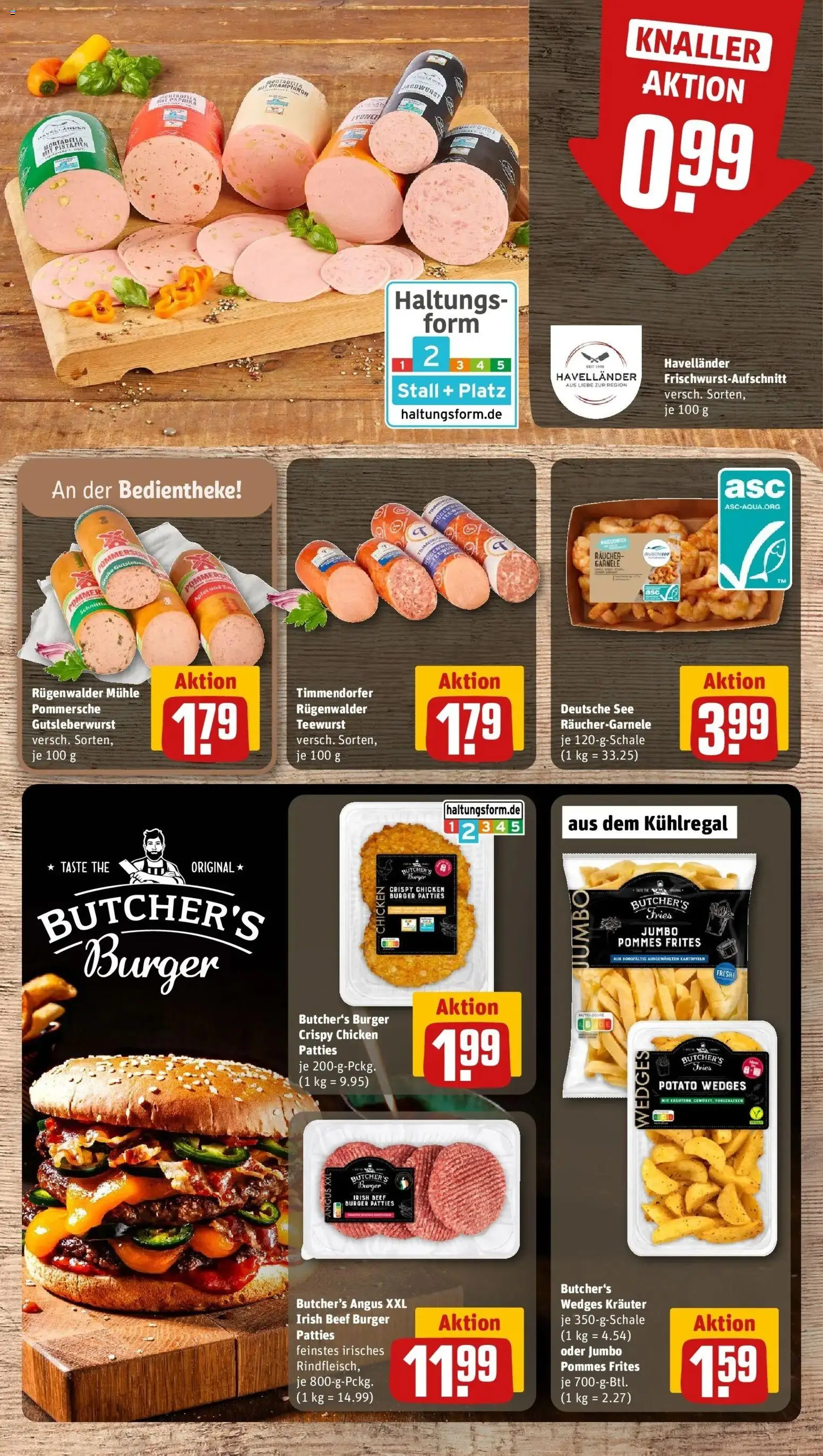 Rewe Prospekt Berlin / Charlottenburg – gültig ab 10.05.2026 | Seite: 8 | Produkte: Mühle, Burger, Pommes frites, Pistazien