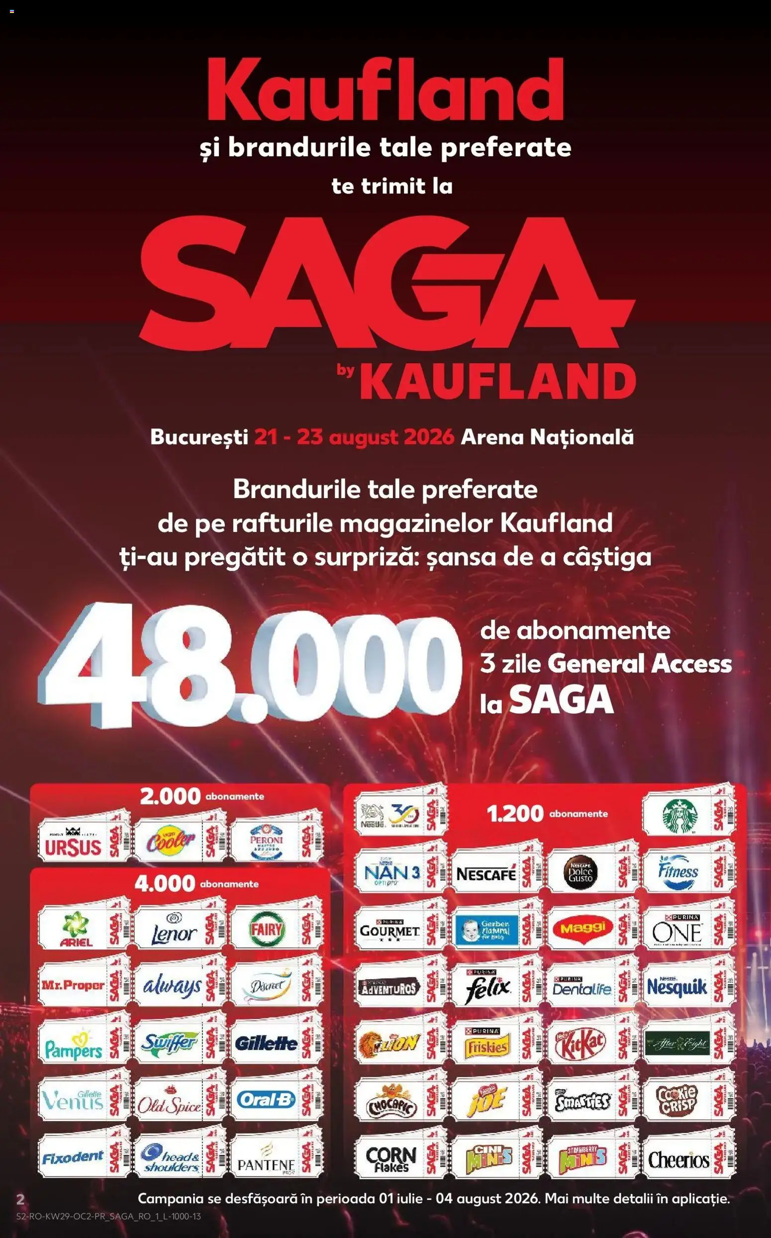 Noul catalog Kaufland – valabil de la 15.07.2026 | Pagină: 2 | Produse: Old Spice, Pampers, Cooler, Ursus cooler