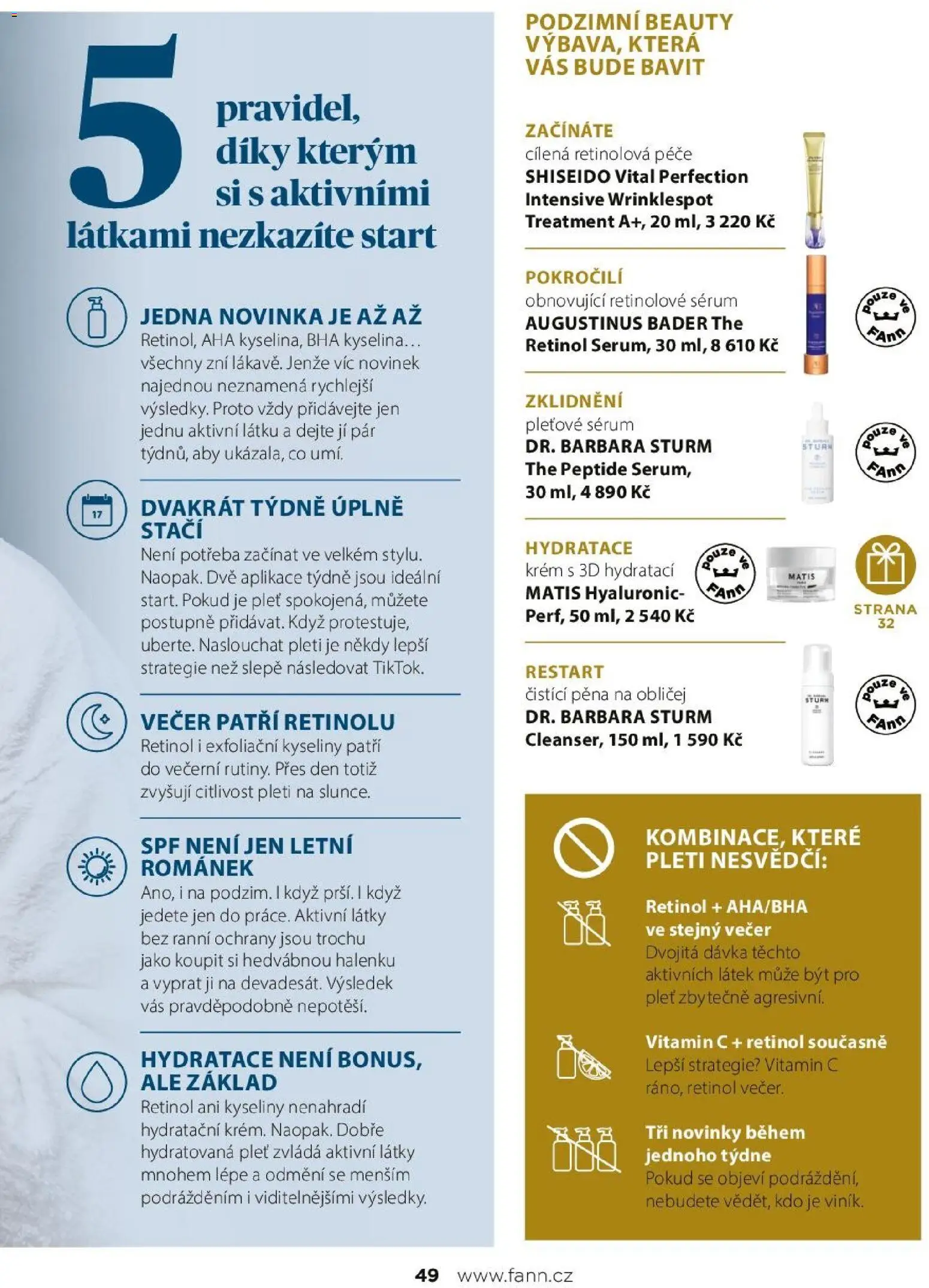 FAnn parfumerie katalog Podzim 2026 od 01.09.2026 | Strana: 49 | Produkty: Vitamin c, Sérum, Krém, Pěna