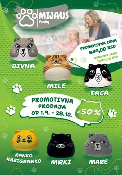 Univerexport katalog Vreme je za igru uz Mijaus Family - pregled Univerexport kataloga - važi od 01.09.2026
