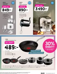 Elon erbjudanden - Förhandsvisning av reklamblad från butik Elon aktuell från 25.05.2026 | Sida: 9 | Produkter: Köksvåg, Matberedare, Elvisp, Stekpanna