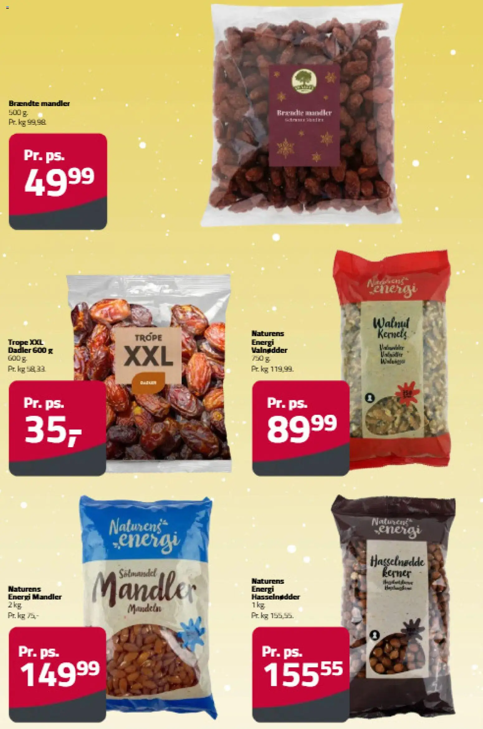 Fleggaard tilbudsavis – gyldig fra 02/09/2026 | Side: 12 | Produkter: Valnødder, Mandler, Hasselnødder, Dadler