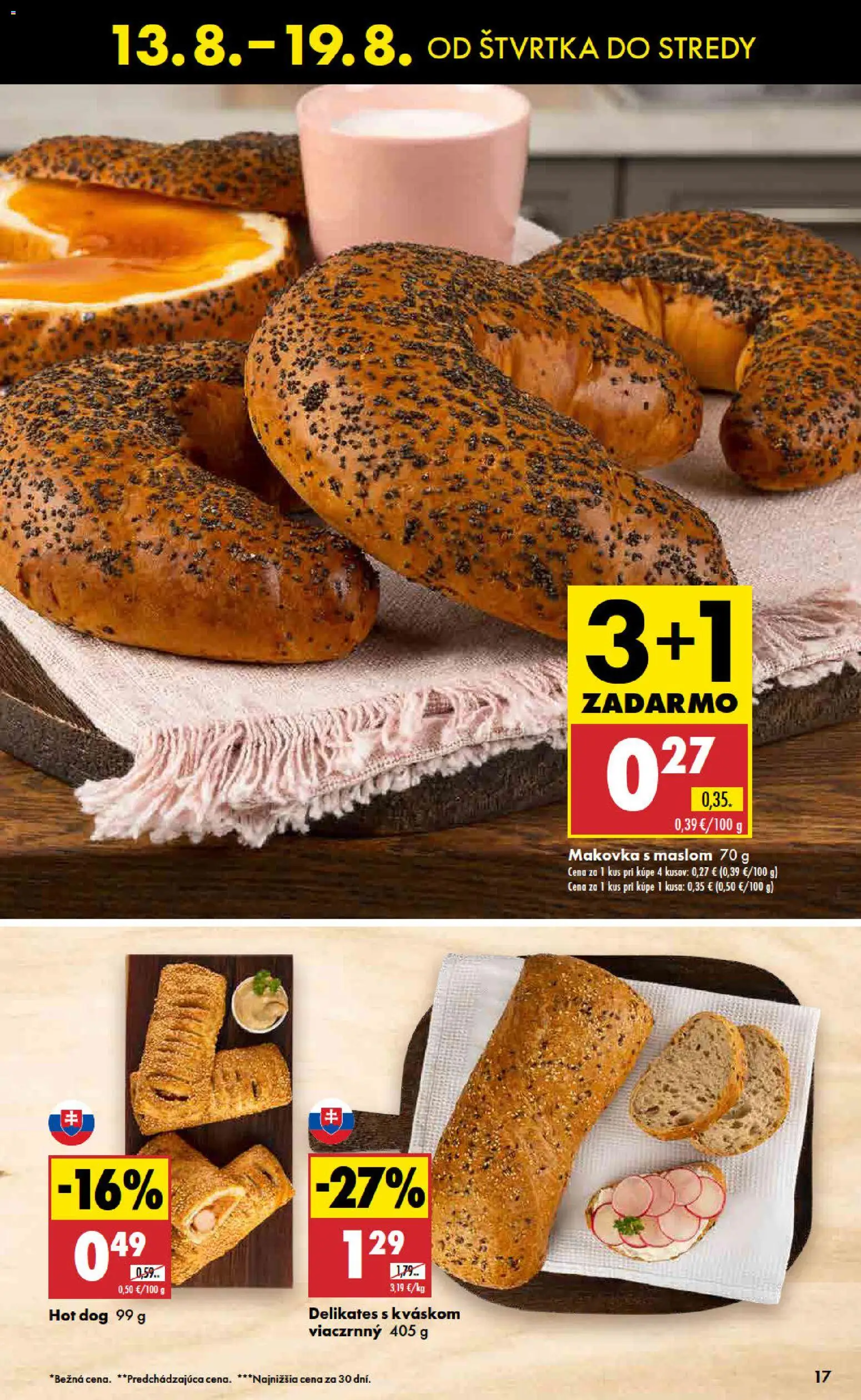 Nové Biedronka akcie – leták je platný od 13.08.2026 | Strana: 17 | Produkty: Makovka