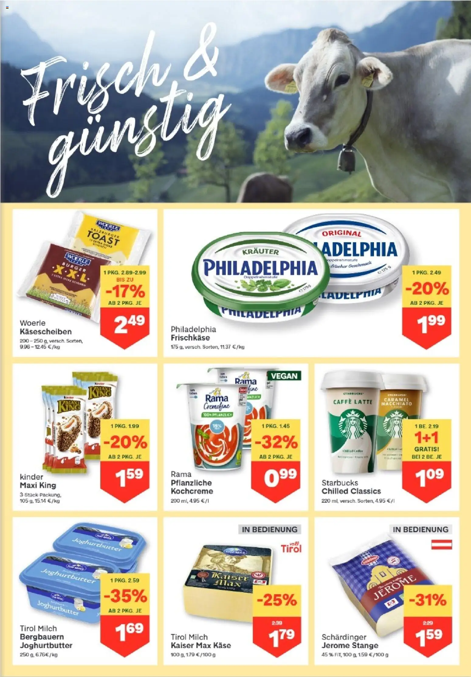 MPREIS Lenzing gültig ab 23.07.2026 | Seite: 5 | Produkte: Milch, Käse