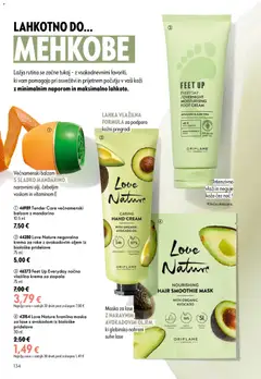 Oriflame katalog akcije – veljaven od 24.06.2026 | Stran: 134 | Izdelki: Maska za lase, Krema, Maska, Krema za roke