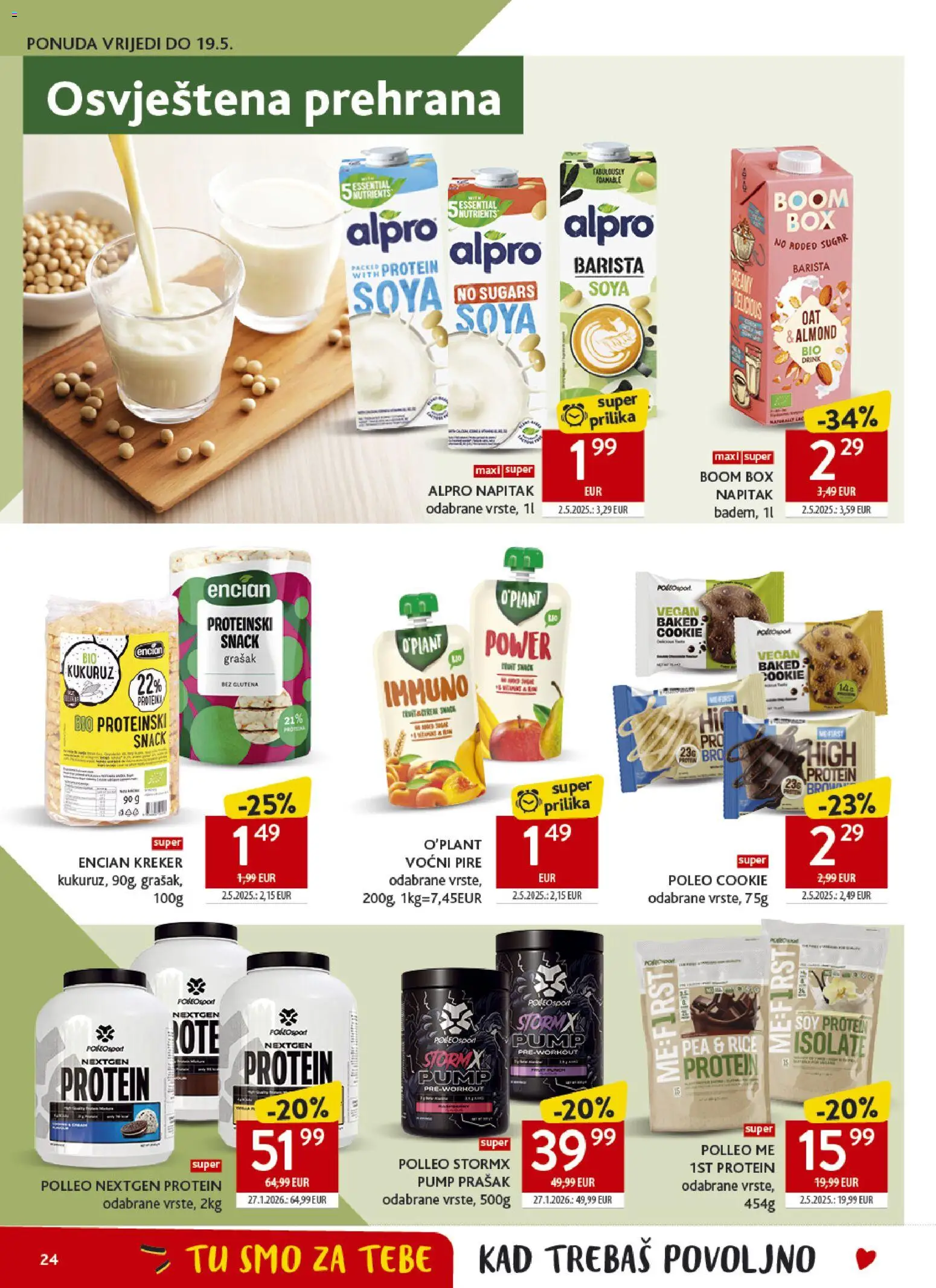 Konzum katalog | vrijedi od 06.05.2026 | Stranica: 24 | Proizvodi: Kukuruz, Alpro, Grašak