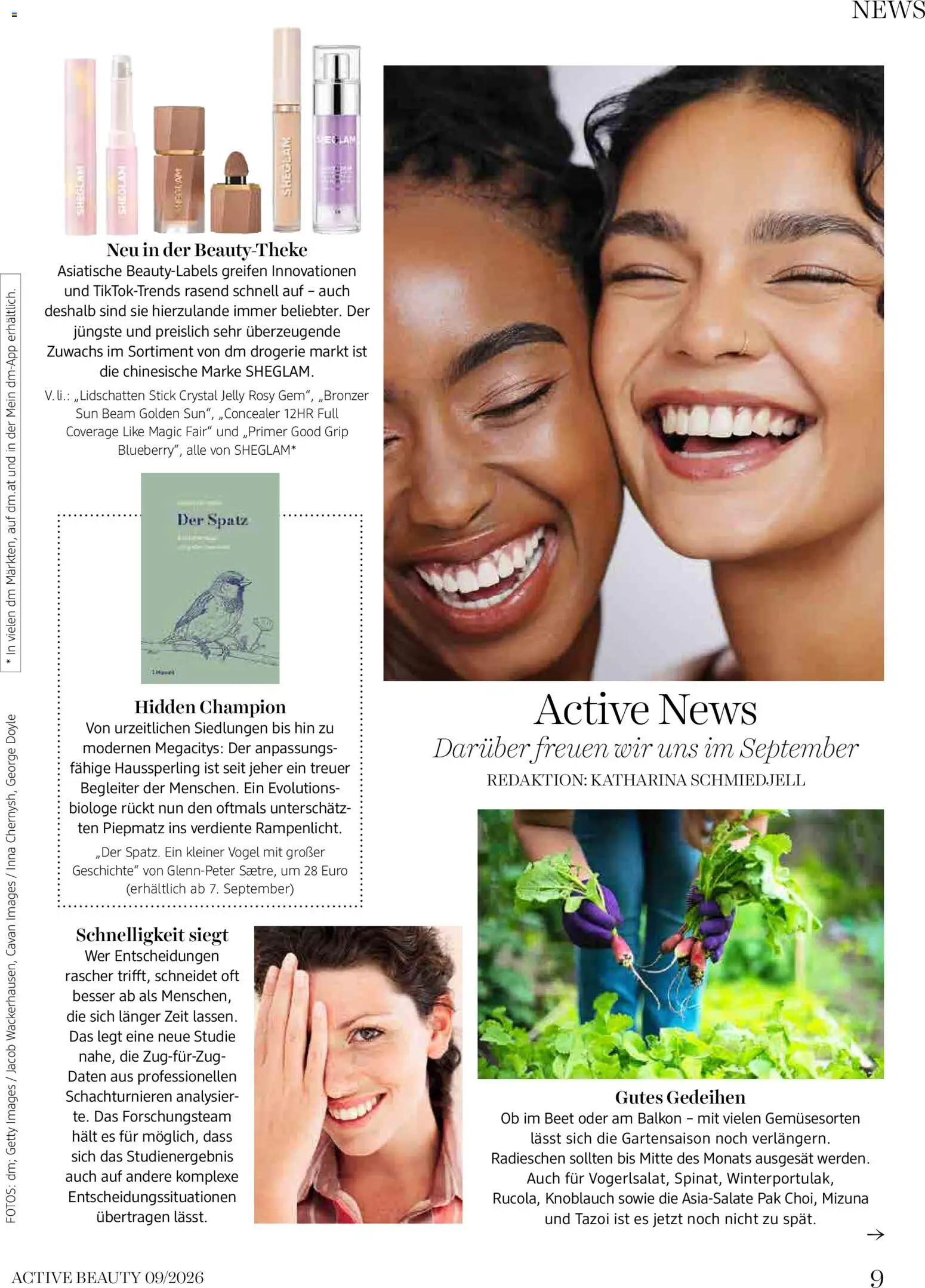 dm drogerie markt Active Beauty Magazin 09/2026 gültig ab 01.09.2026 | Seite: 9 | Produkte: Knoblauch