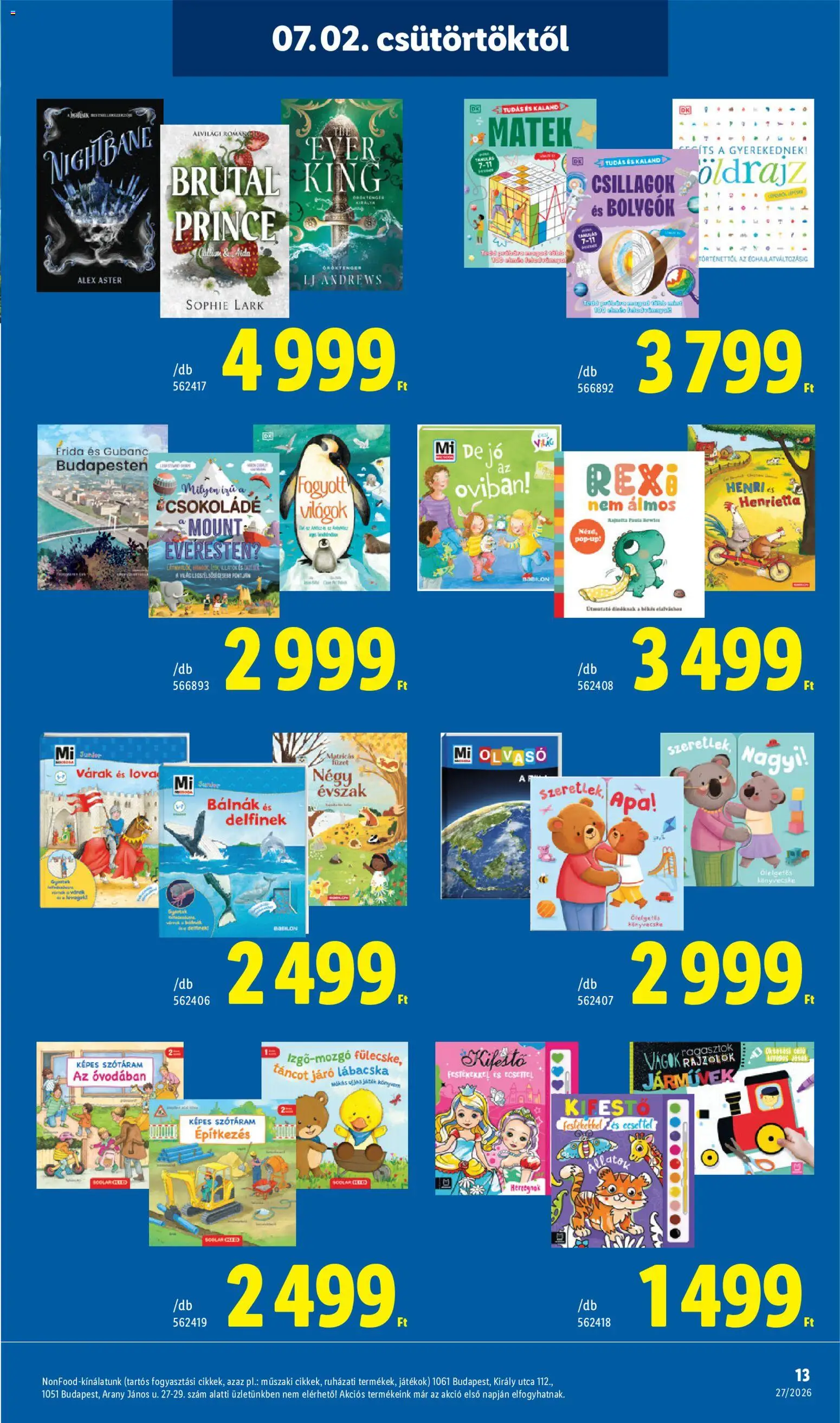 Lidl akciós ujság - amely érvényes a következő dátumtól: 2026.07.02. | Oldal: 13