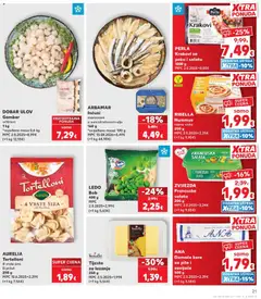 Kaufland HR akciós újság - amely érvényes a következő dátumtól: 2026.10.07. | Oldal: 21 | Termékek: Pite, Lasagne, Vegán, Saláta