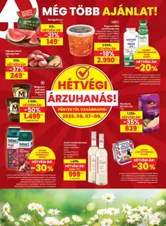 Spar akciós újság - amely érvényes a következő dátumtól: 2026.08.06. | Oldal: 20 | Termékek: Sertéstarja, Jázmin rizs, Hohes c, Jégkrém
