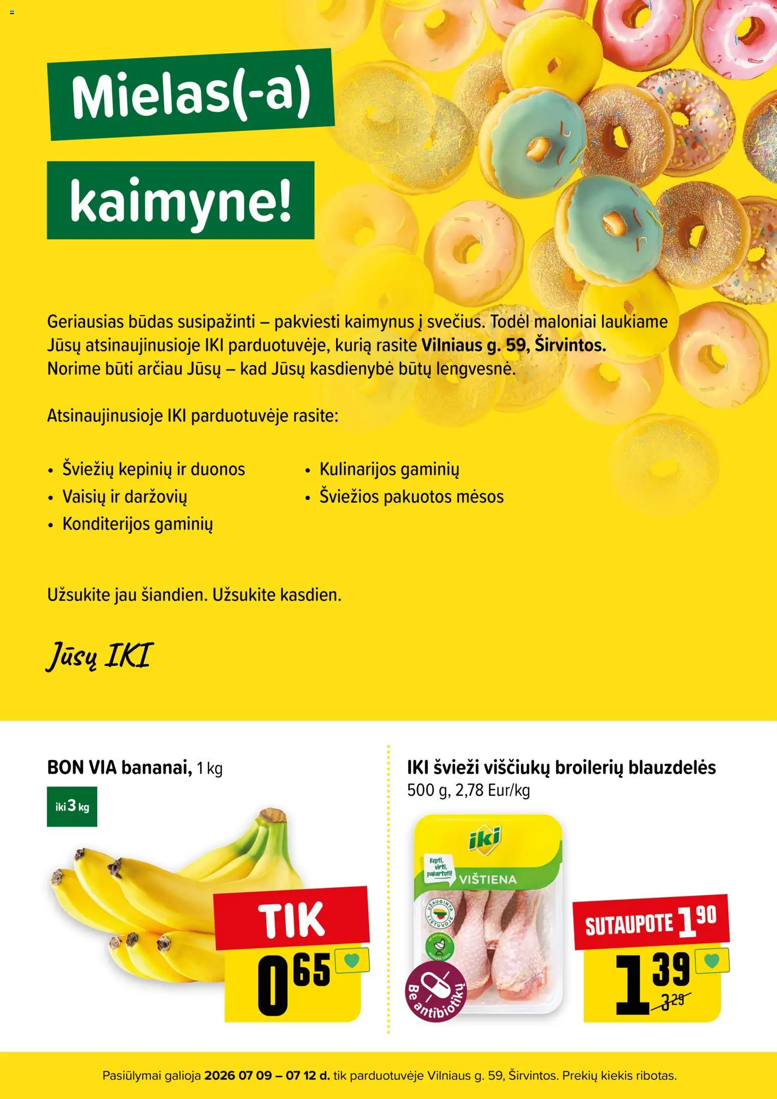 IKI akcijos nuo 2026.07.09 | Puslapis: 3 | Prekių: Vištiena