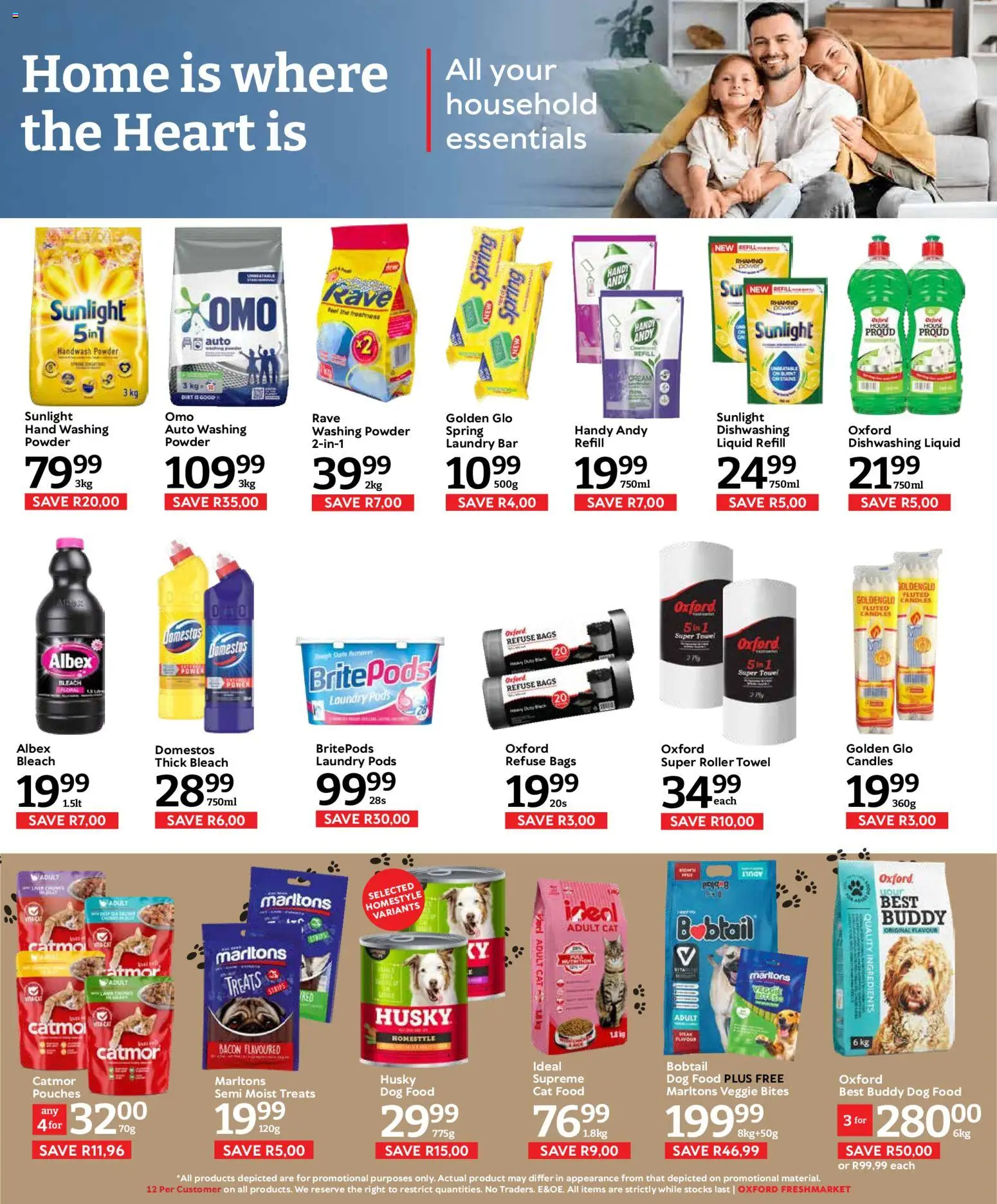 New Oxford Freshmarket catalogue – valid from 22/07/2026 | Page: 15 | Products: Towel, Refuse bags, Washing powder, Roller towel