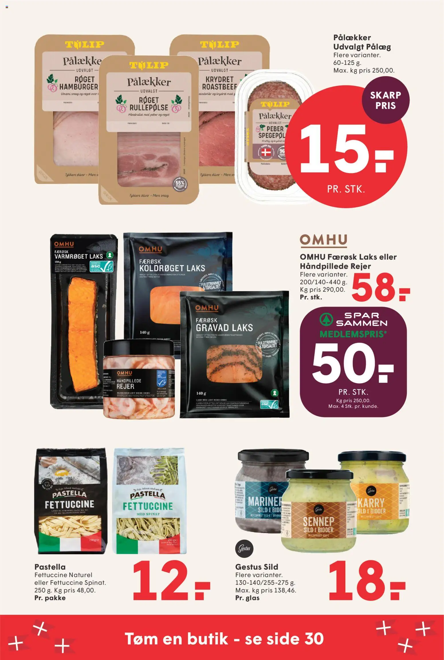 Spar tilbudsavis – gyldig fra 02/10/2026 | Side: 17 | Produkter: Pålæg, Roastbeef, Rejer, Laks