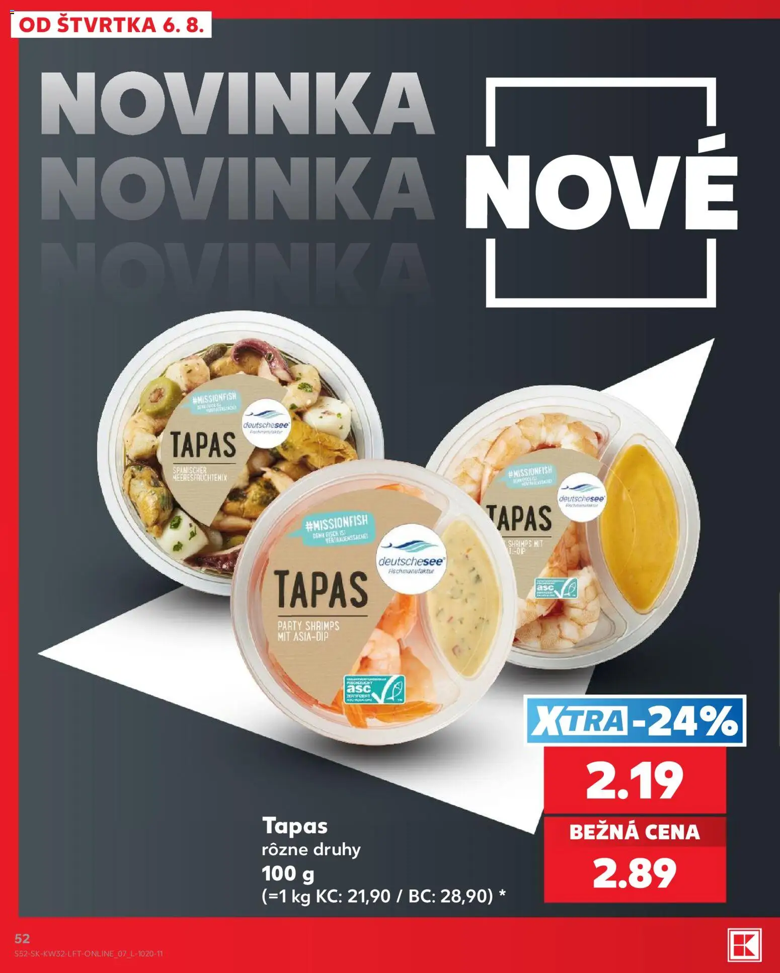 Nové Kaufland akcie – leták je platný od 06.08.2026 | Strana: 52