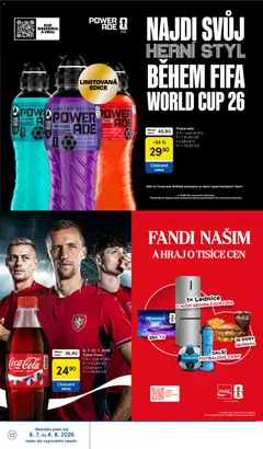 Náhled letáku Tesco katalog od 08.07.2026 | Strana: 22 | Produkty: Lednice, Tv, Coca cola, Cola