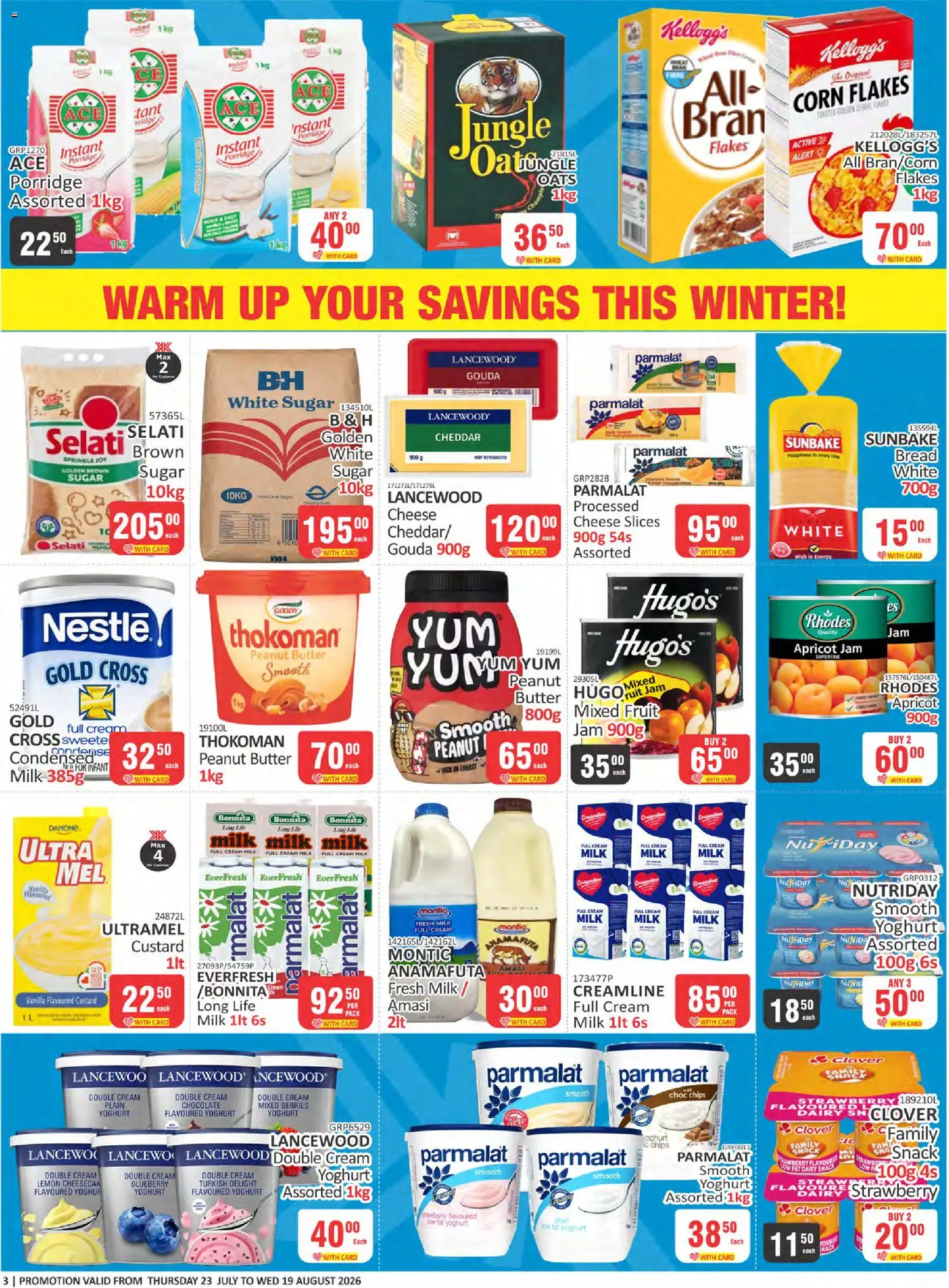 New KIT KAT Cash & Carry catalogue – valid from 23/07/2026 | Page: 3 | Products: Jam, Milk, Oats, Lemon