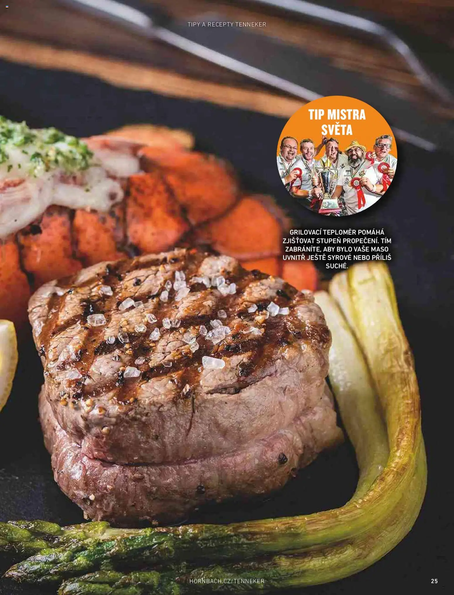 HORNBACH leták - Magazín o grilování od 01.01.2026 | Strana: 25 | Produkty: Teploměr, Maso