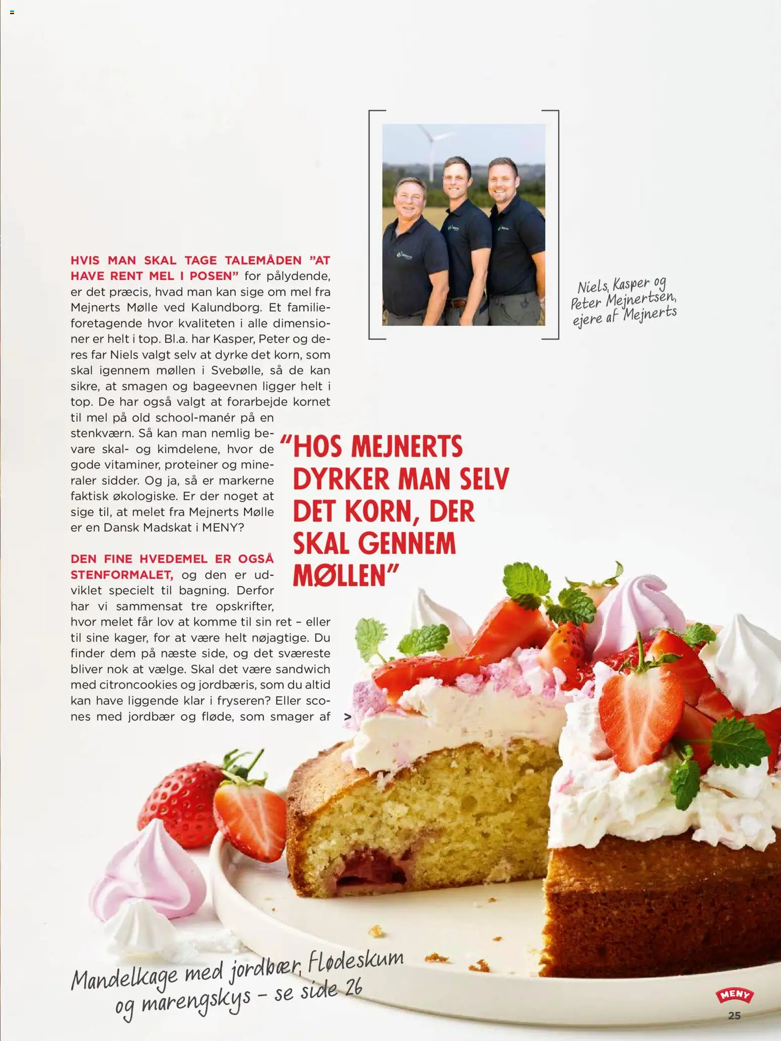 Meny tilbudsavis – gyldig fra 04.06.2026 | Side: 25 | Produkter: Jordbær, Hvedemel, Mel, Søm