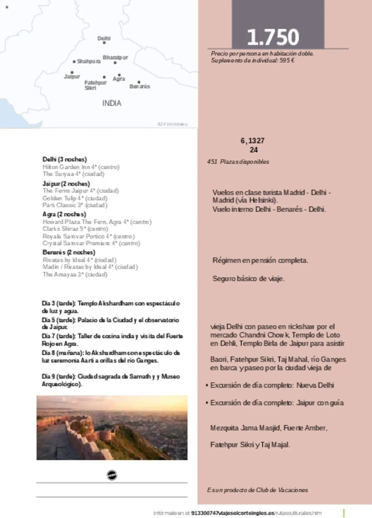Viajes El Corte Inglés Rutas Culturales de la Comunidad de Madrid │ válido desde el 01/04/2025 | Página: 247 | Productos: Cocina