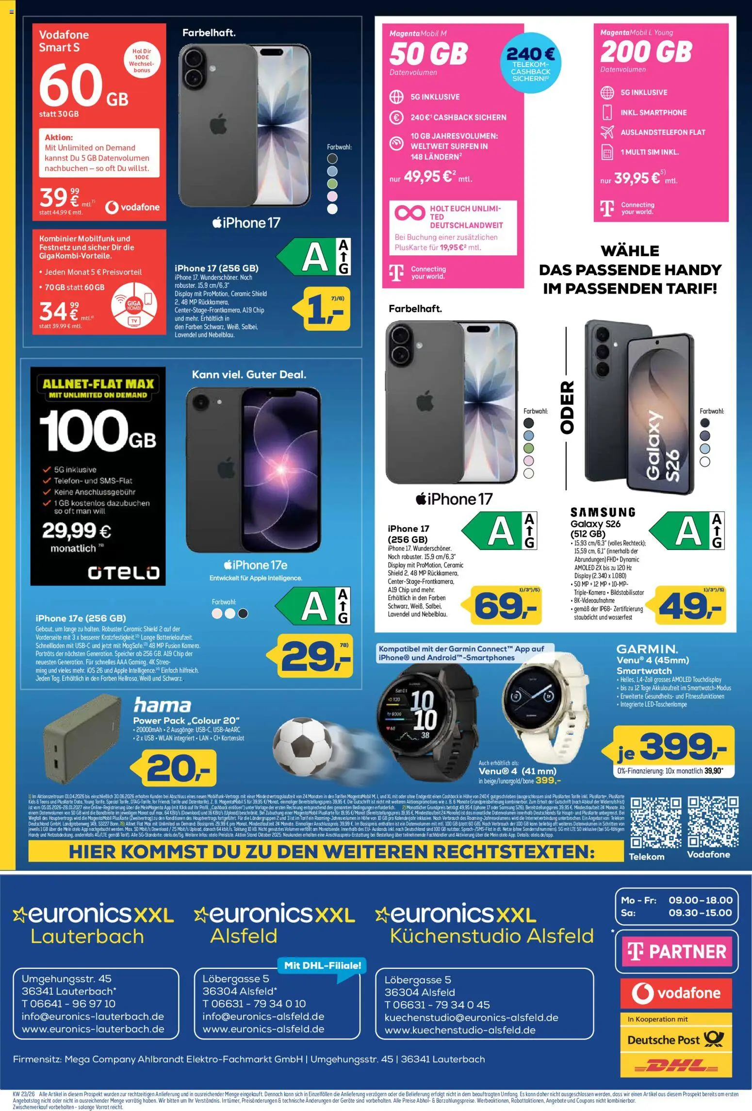 Euronics Aktueller Prospekt – gültig ab 03.06.2026 | Seite: 6 | Produkte: USB, Iphone, Lavendel, Smartphone