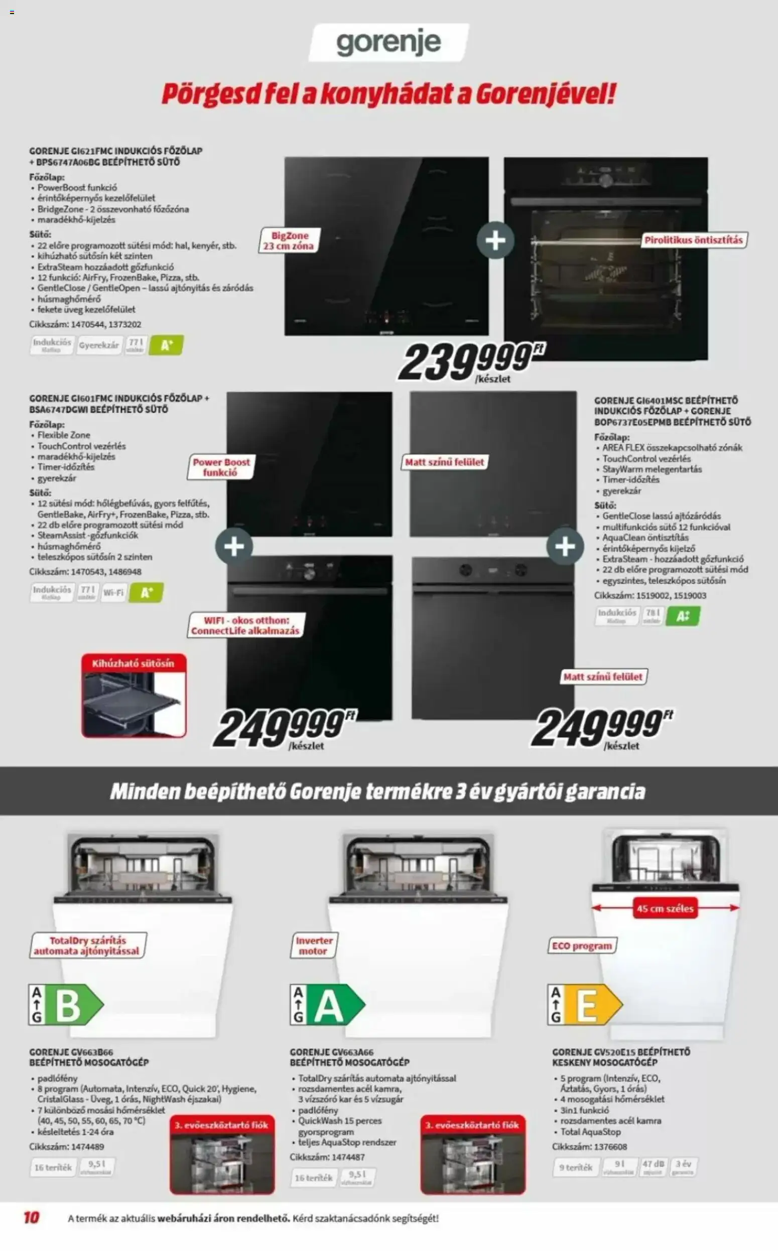 Media Markt akciós ujság - amely érvényes a következő dátumtól: 2026.09.02. | Oldal: 10 | Termékek: Üveg, Indukciós főzőlap, Kijelző, Óra