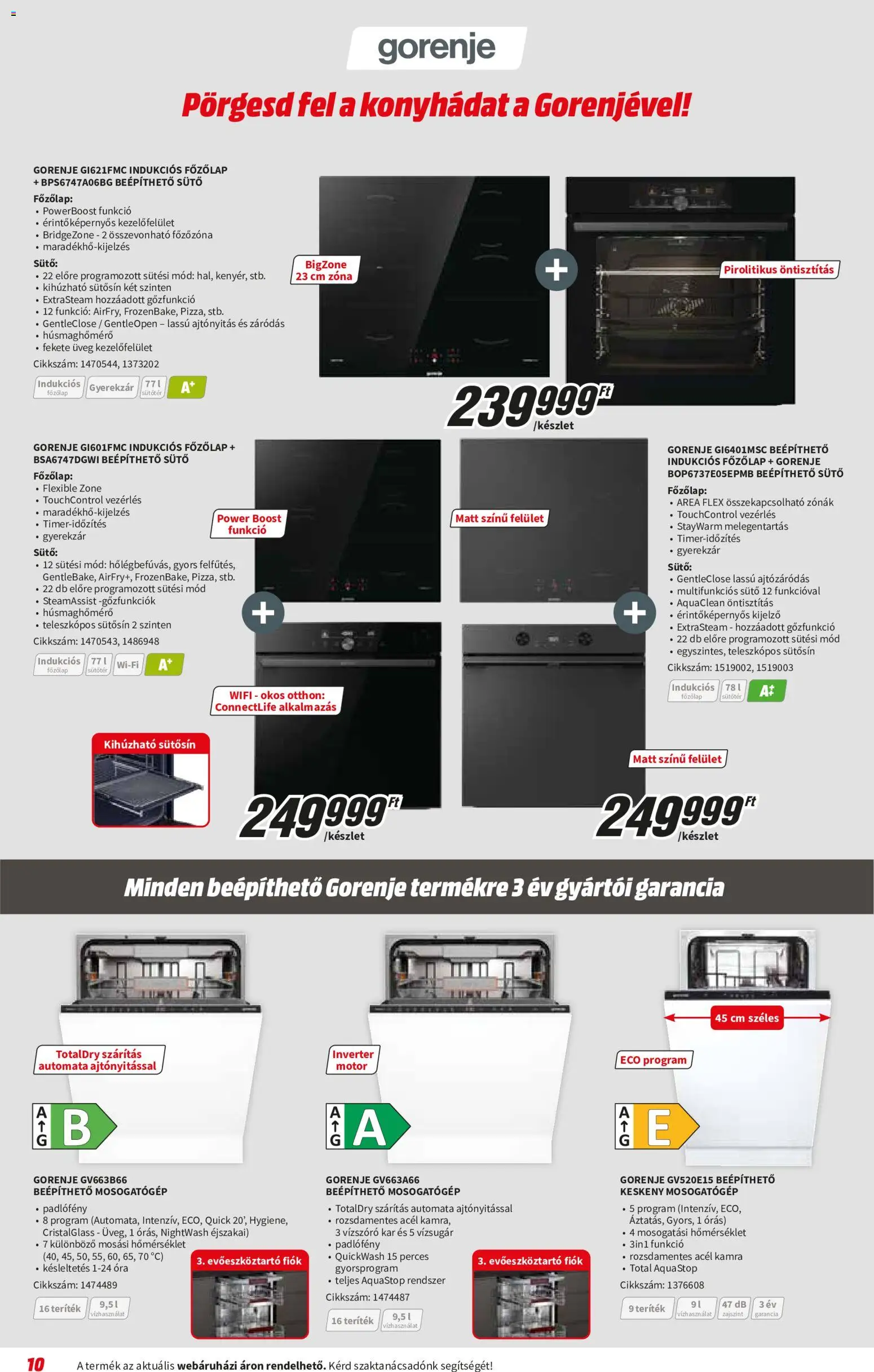 Media Markt akciós ujság - amely érvényes a következő dátumtól: 2026.09.02. | Oldal: 10 | Termékek: Evőeszköztartó, Főzőlap, Mosogatógép, Indukciós főzőlap