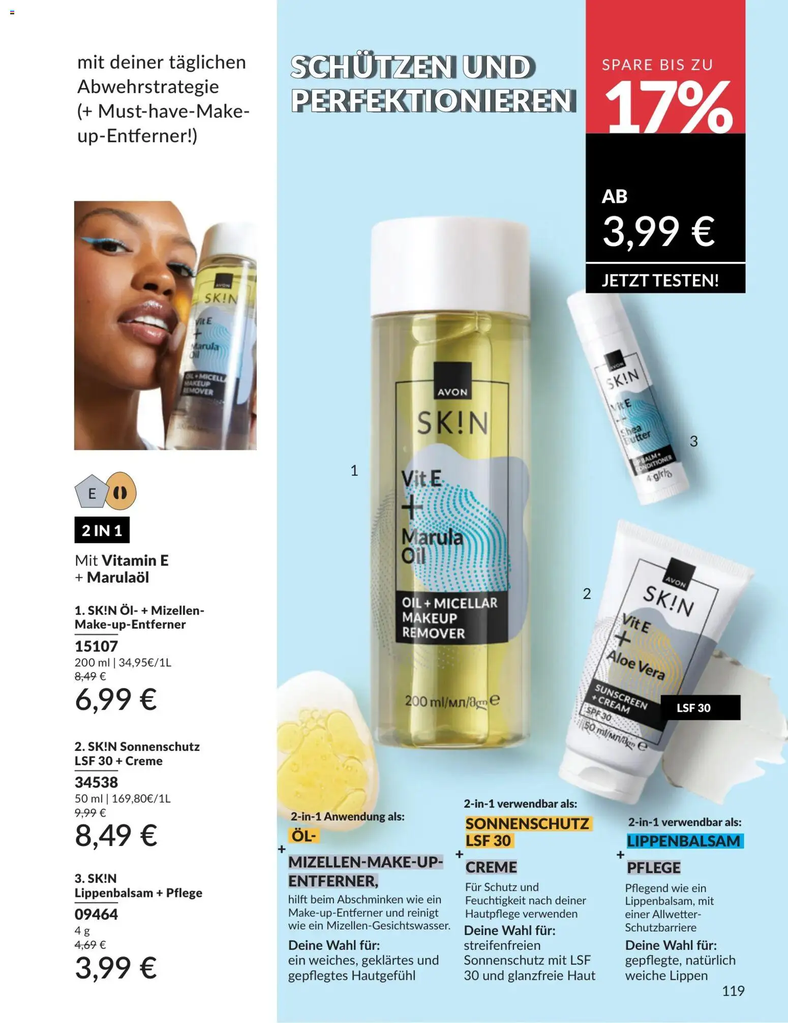 AVON Katalog Juli 2026 – gültig ab 01.07.2026 | Seite: 119 | Produkte: Butter, Öl, Creme, Lippenbalsam