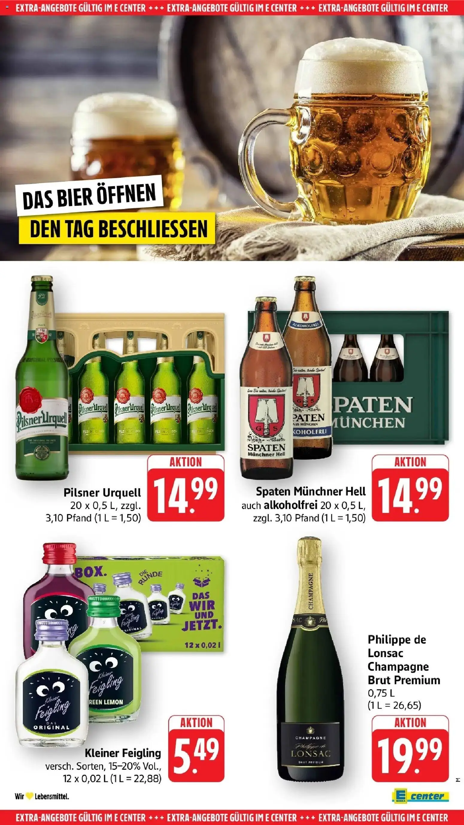 Edeka prospekt Möglingen	 – gültig ab 27.04.2026 | Seite: 64 | Produkte: Bier, Kleiner feigling, Pilsner urquell
