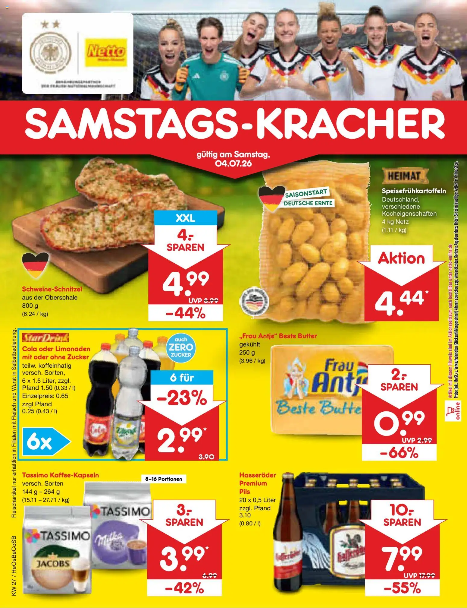 Netto Marken-Discount Prospekt – gültig ab 29.06.2026 | Seite: 68 | Produkte: Zucker, Wurst, Fleisch, Tassimo